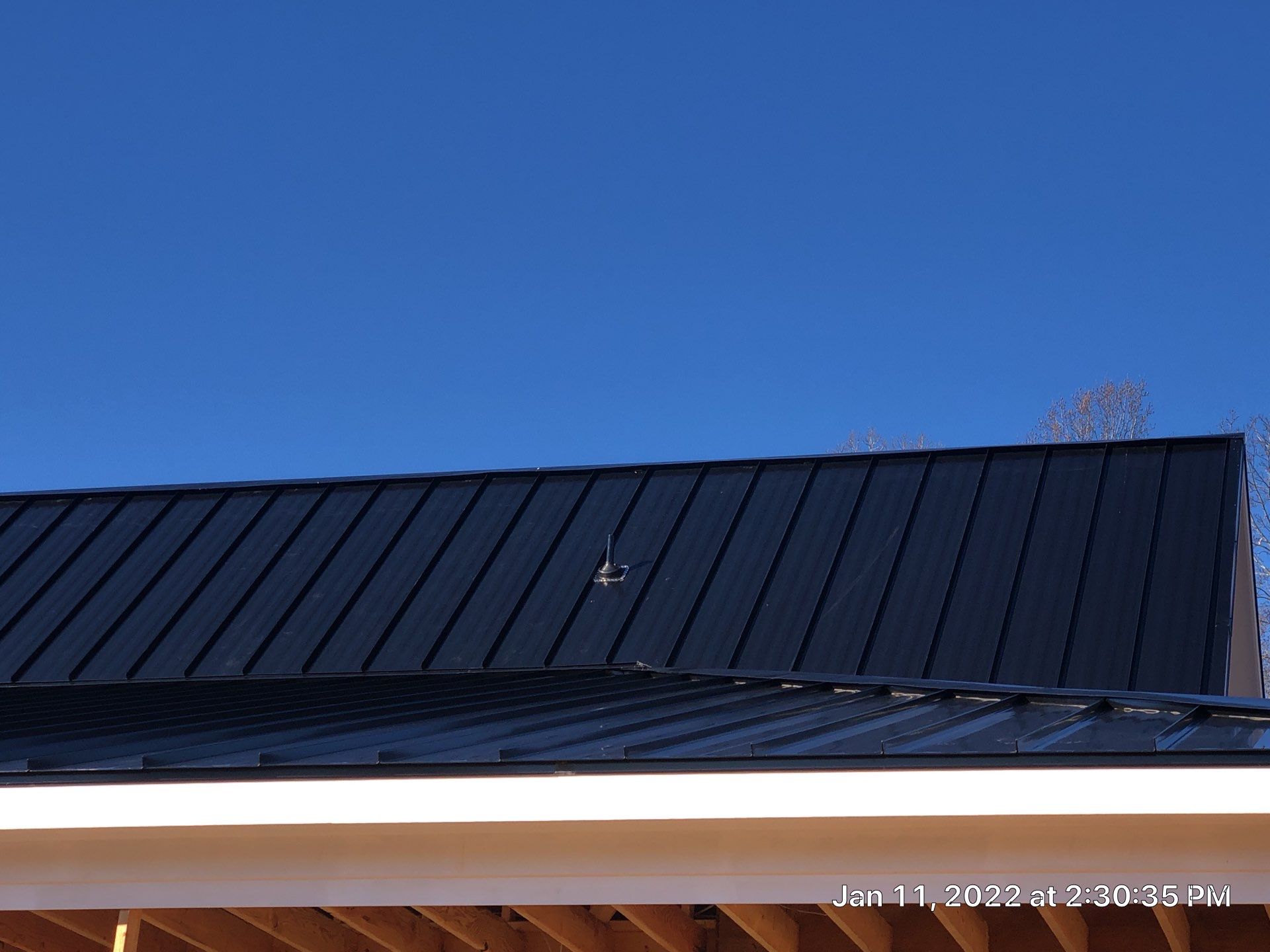 Custom Home Metal Roof Installation by Just In Time Roofing and Restoration
