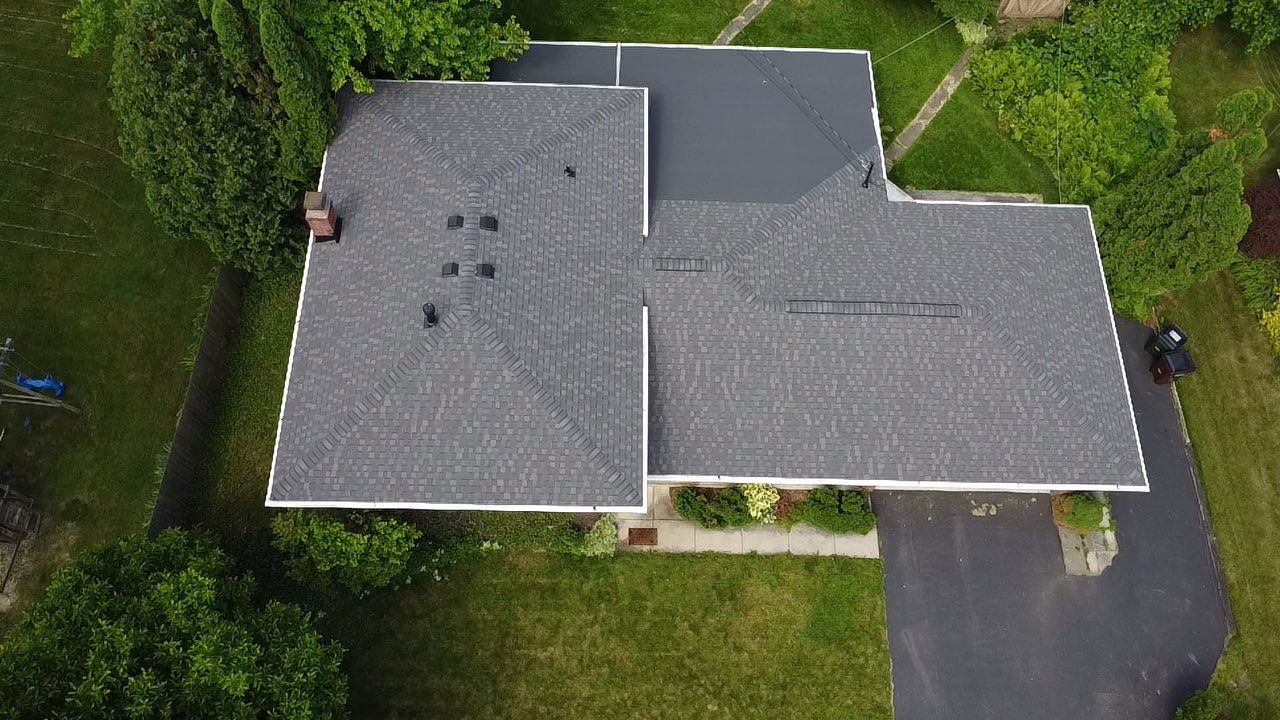 New Roof Installation using new OSB sheathing Certainteed Landmark Shingles by Best Exteriors Inc