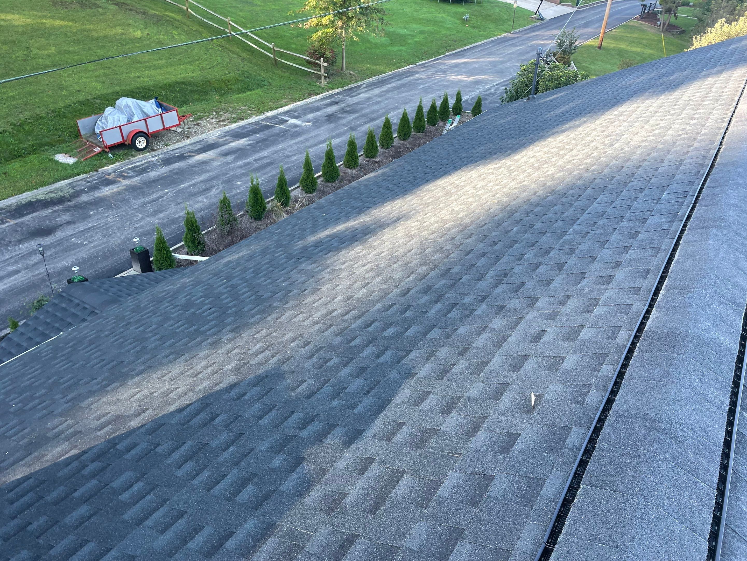 Residential Roofing Installation using GAF Timberline HDZ, Black by Rainstoppers Roofing