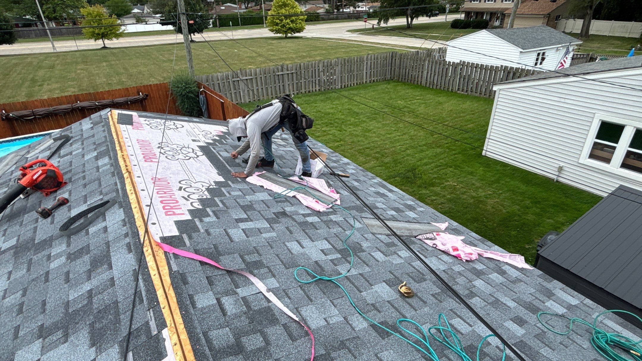 Roof Replacement using Owens Corning Slatestone Gray by 180 Contractors