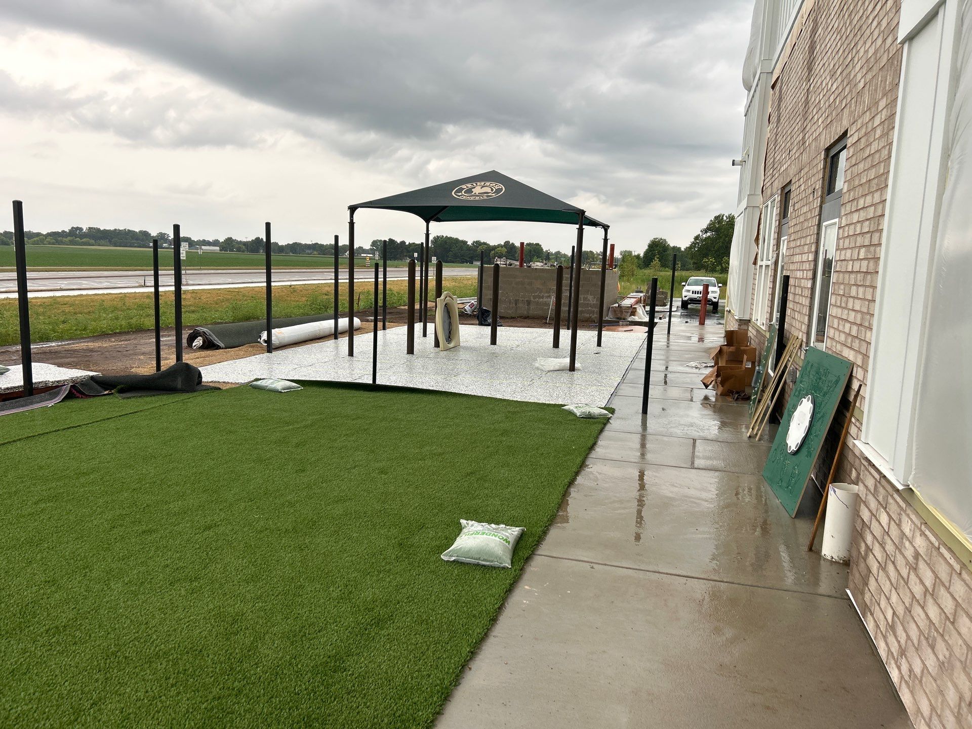 Lake Elmo Playground Artificial Turf Installation by Southwest Greens Midwest