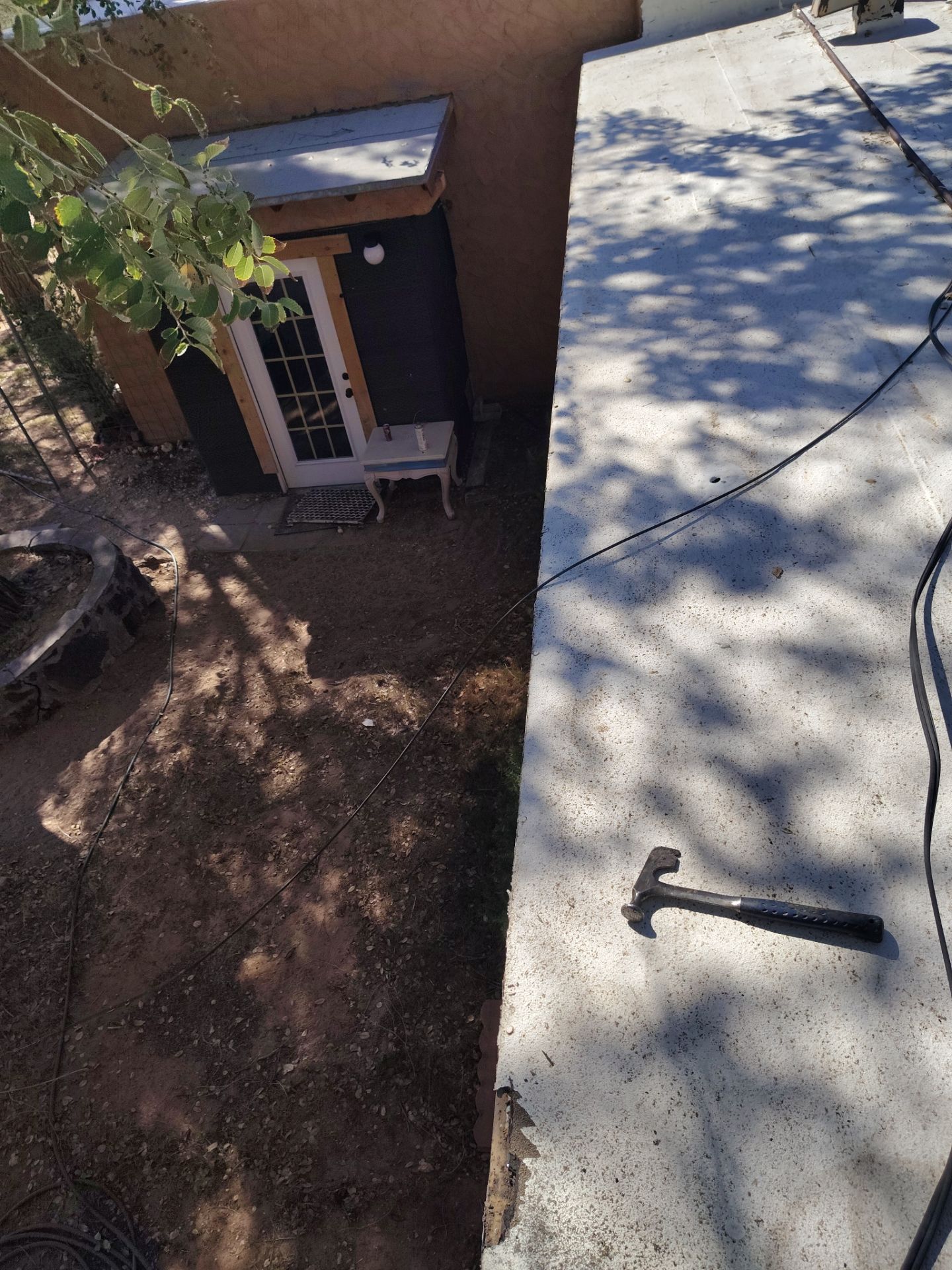 Residential roof application by SPF Services 
