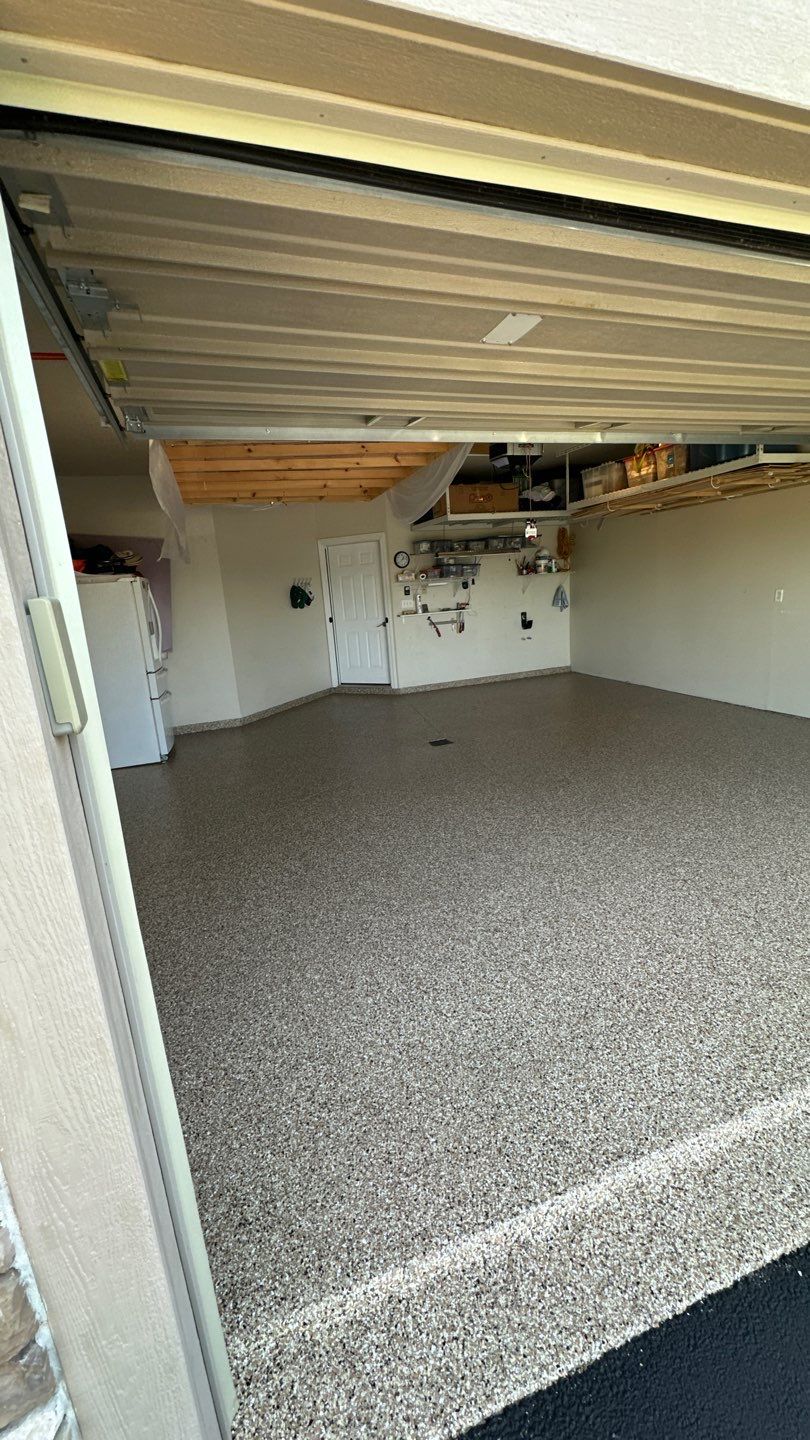 Porch + Walkway + Garage Project in Renfrew by Floors in a Day, Inc