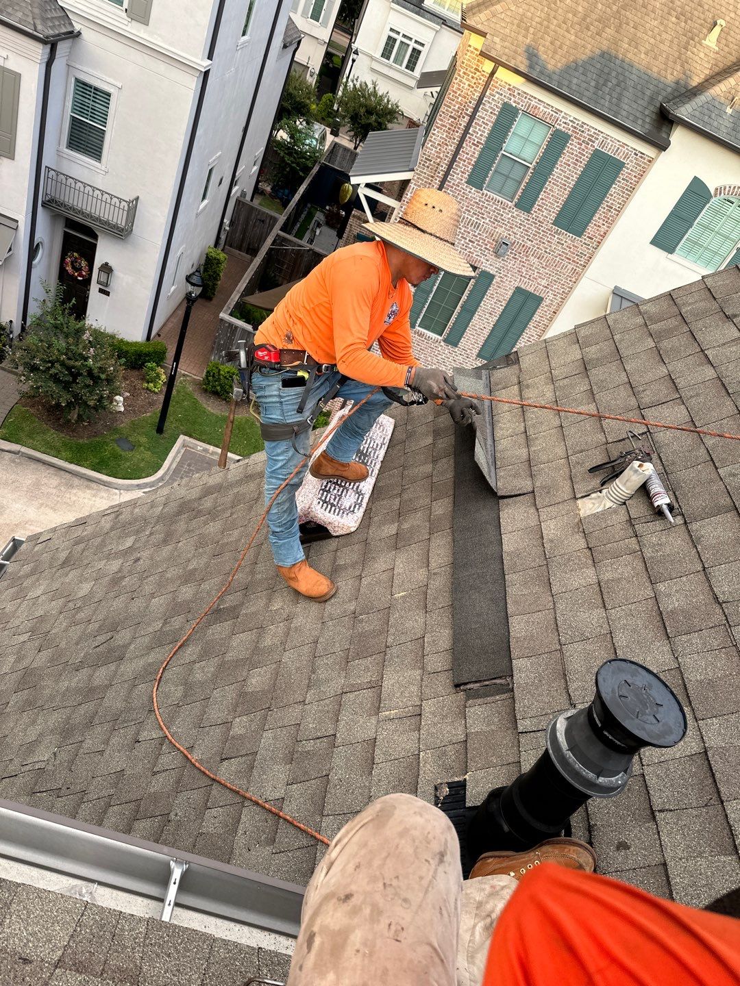 Residential Roofing Repair using Owen's Corning Duration (Lifetime) Shingles by Roof Repair Company