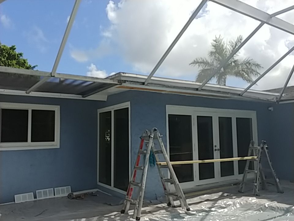 Residential Roof Repair and Exterior Soffit Renovation in Boca Raton by Aastro Roofing