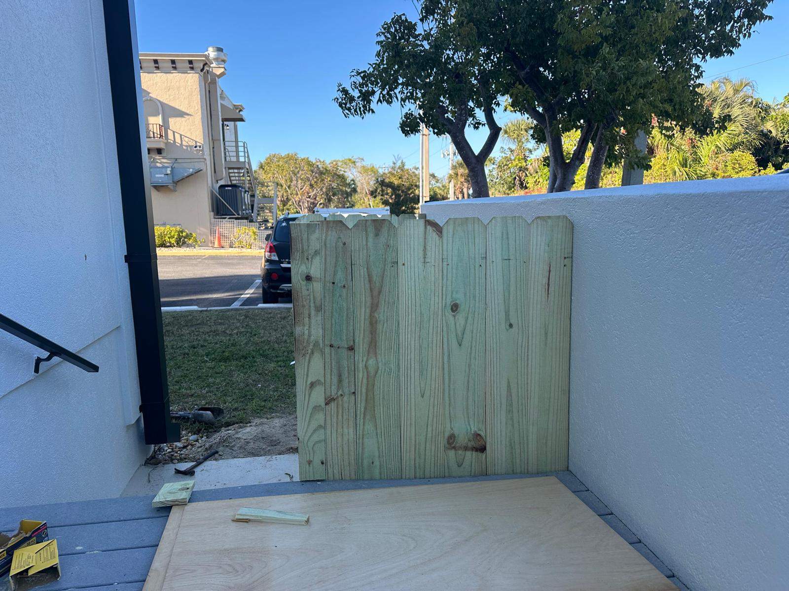 Garbage Enclosure Replacement in Marco Island by True Fence LLC