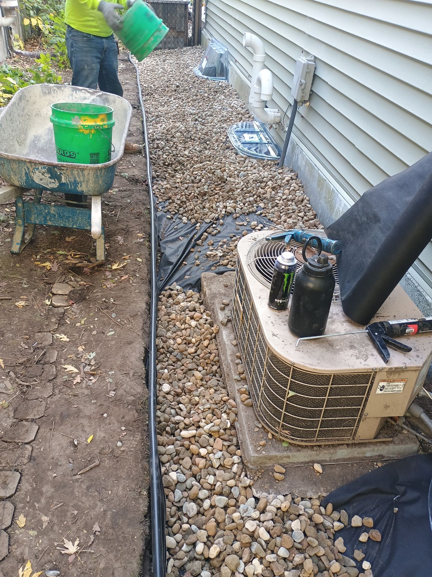 A French Drain for Maya by Waterproofing Northeast