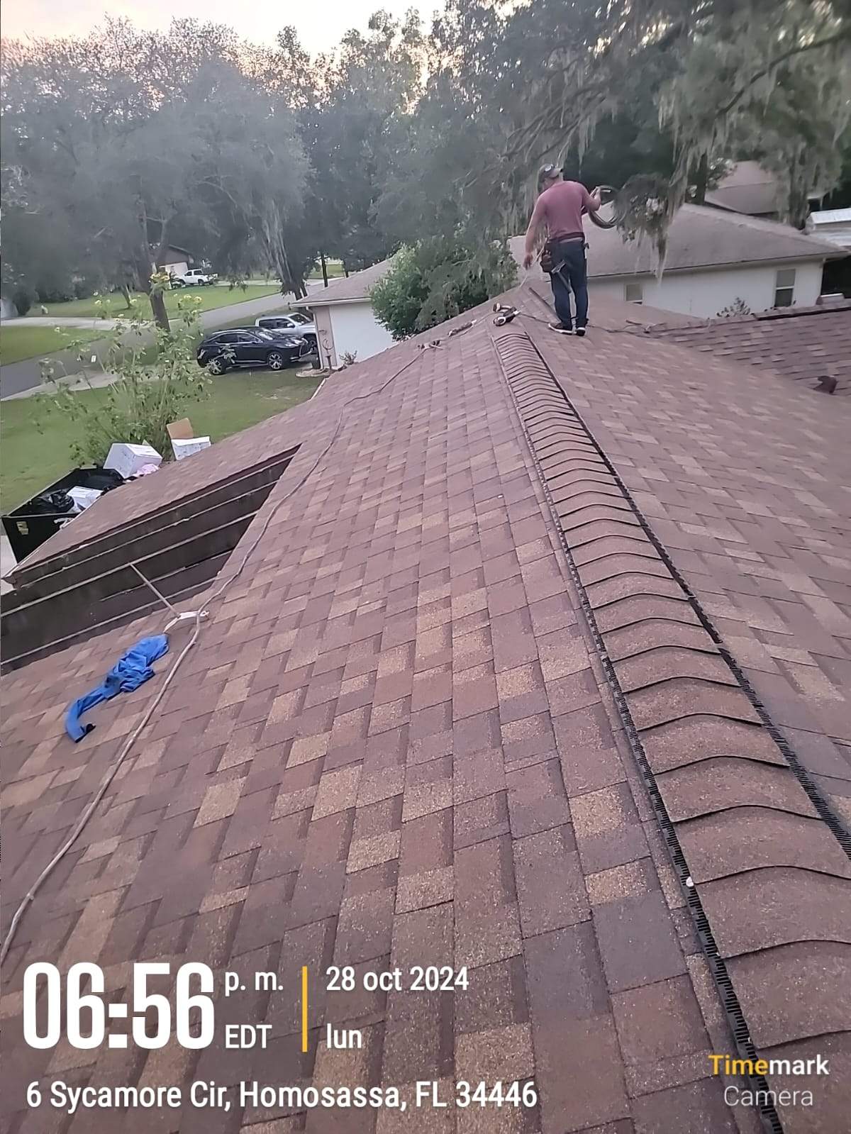 Residential Roofing Installation using Owen's Corning Shingles by RoofGuru AI