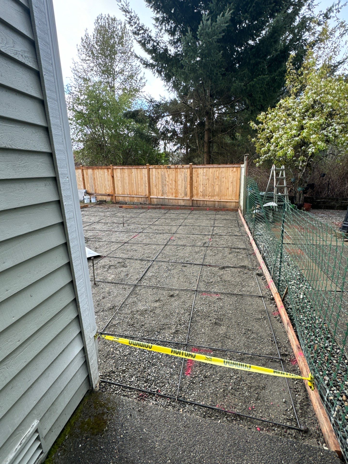 Benedict | Stamped Concrete Back Patio by Jireh Asphalt & Concrete Inc 