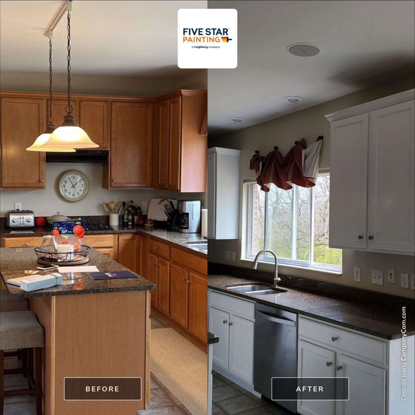 Five Star Painting - Cabinets by Five Star Painting of Batavia