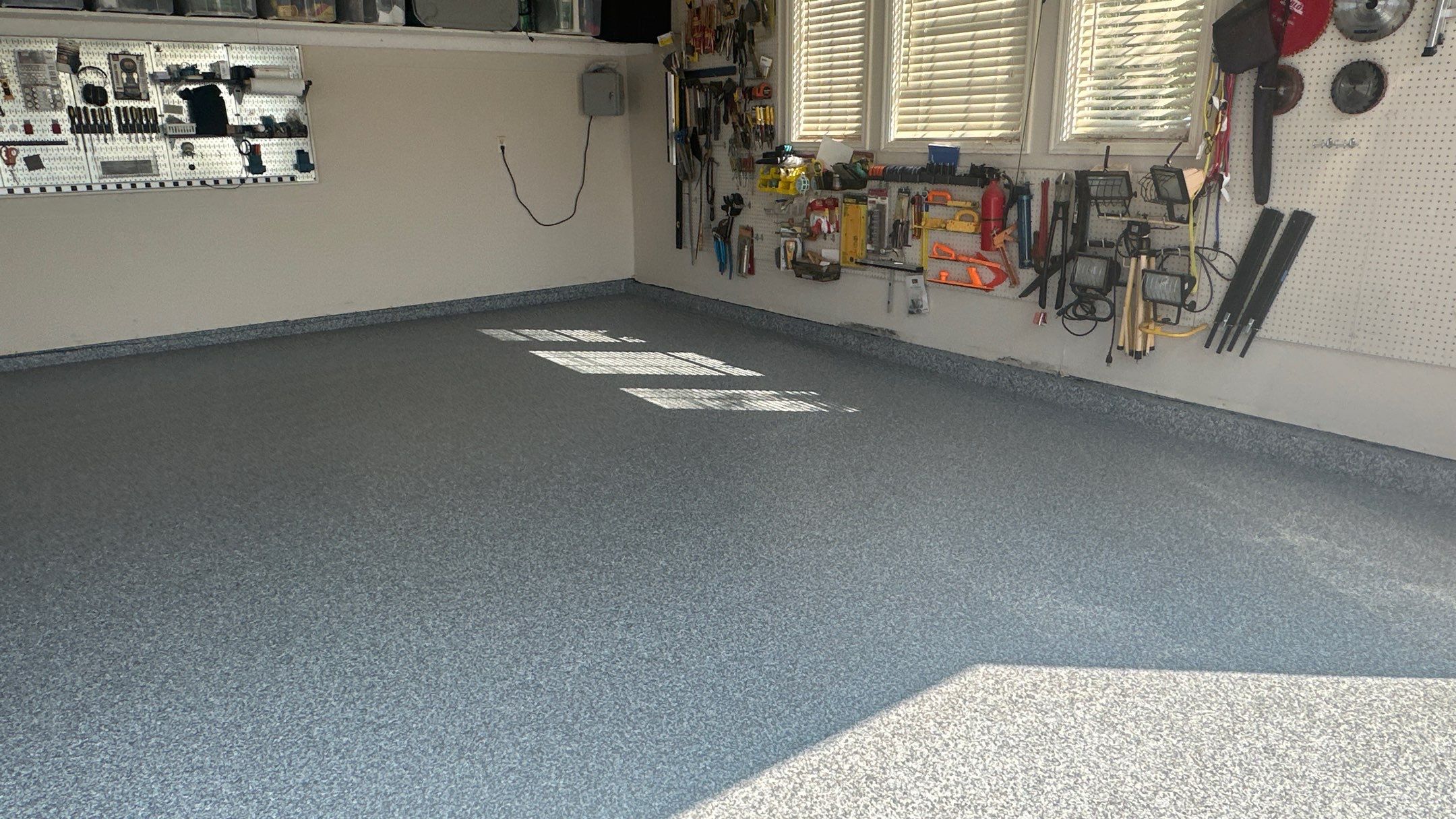Guy D. upgraded his garage with a beautiful new floor by Banner Garage