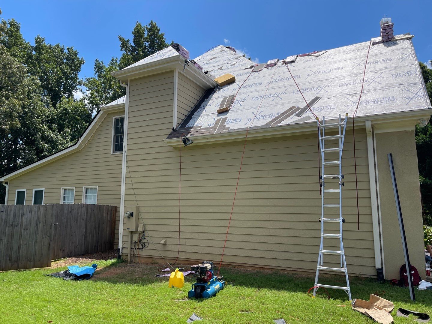 Residential Roofing Installation using Owens Corning by Inspector Roofing and Restoration
