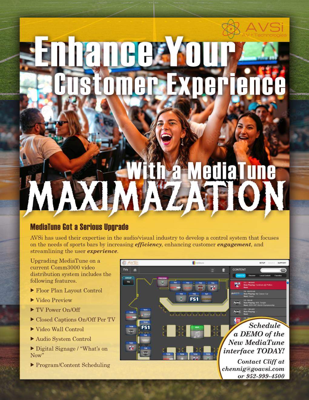 AVSi Comm3000 upgrade with Custom Mediatune interface by AVSi
