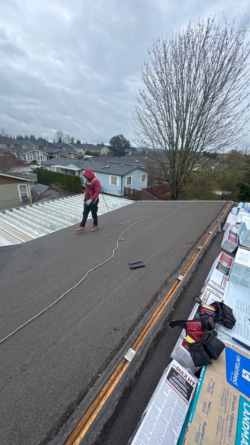 Residential Roofing Installation using GAF UHDZ Shingles by Roofing Formula LLC