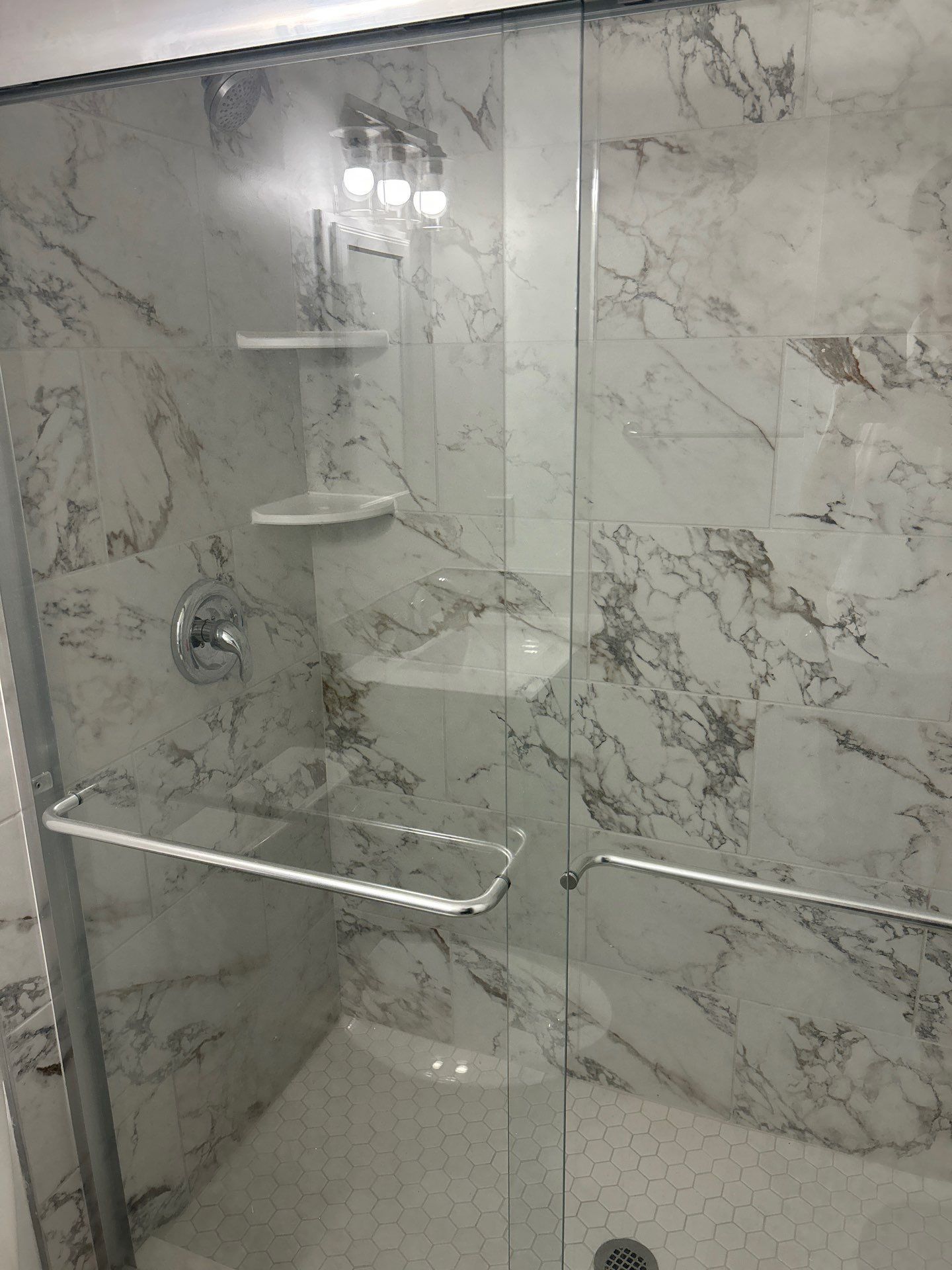 Dual Bathroom Makeover by urban green energy llc