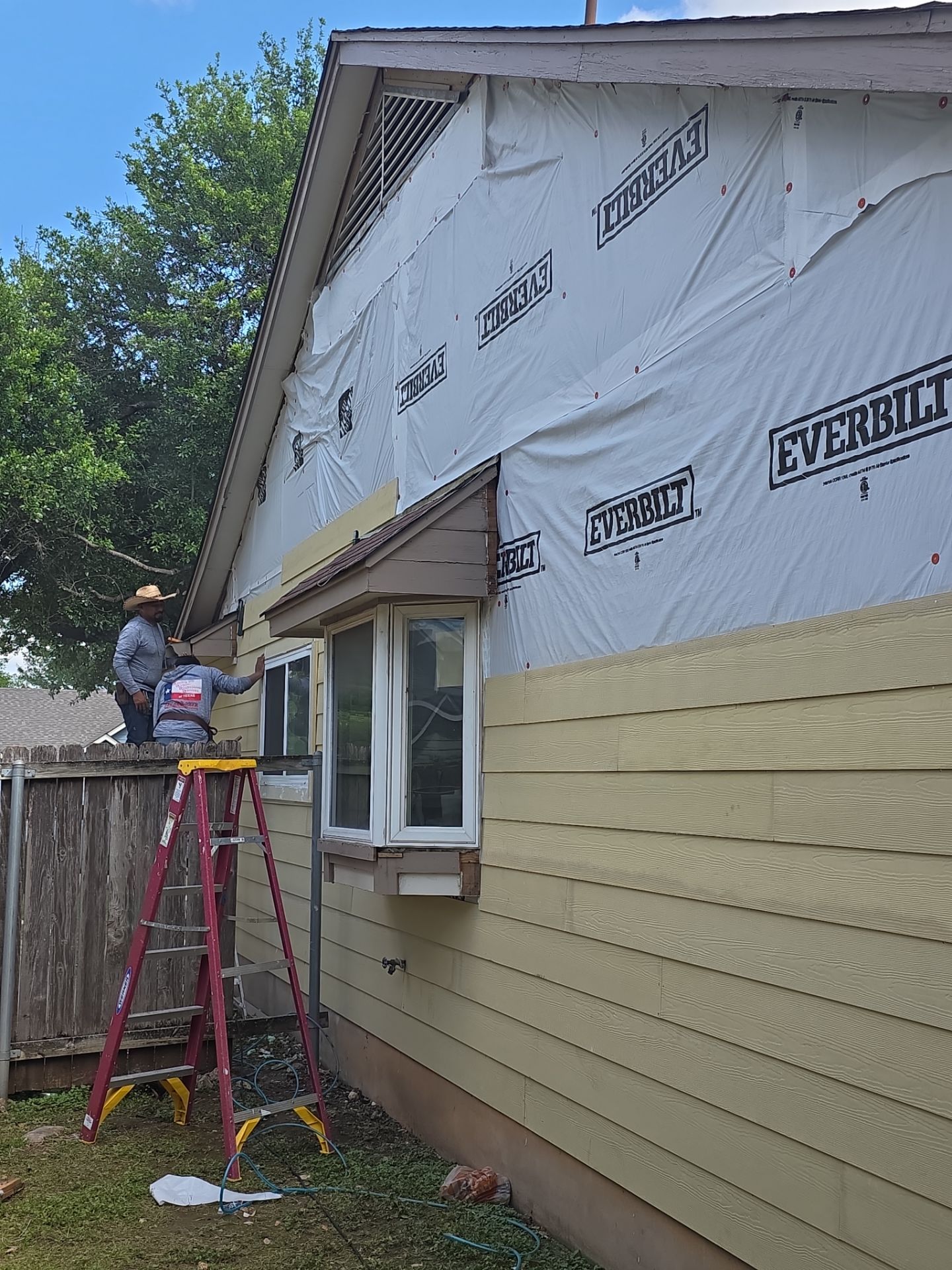Siding project in Cedar Park, TX by REPS Austin Area Roofer