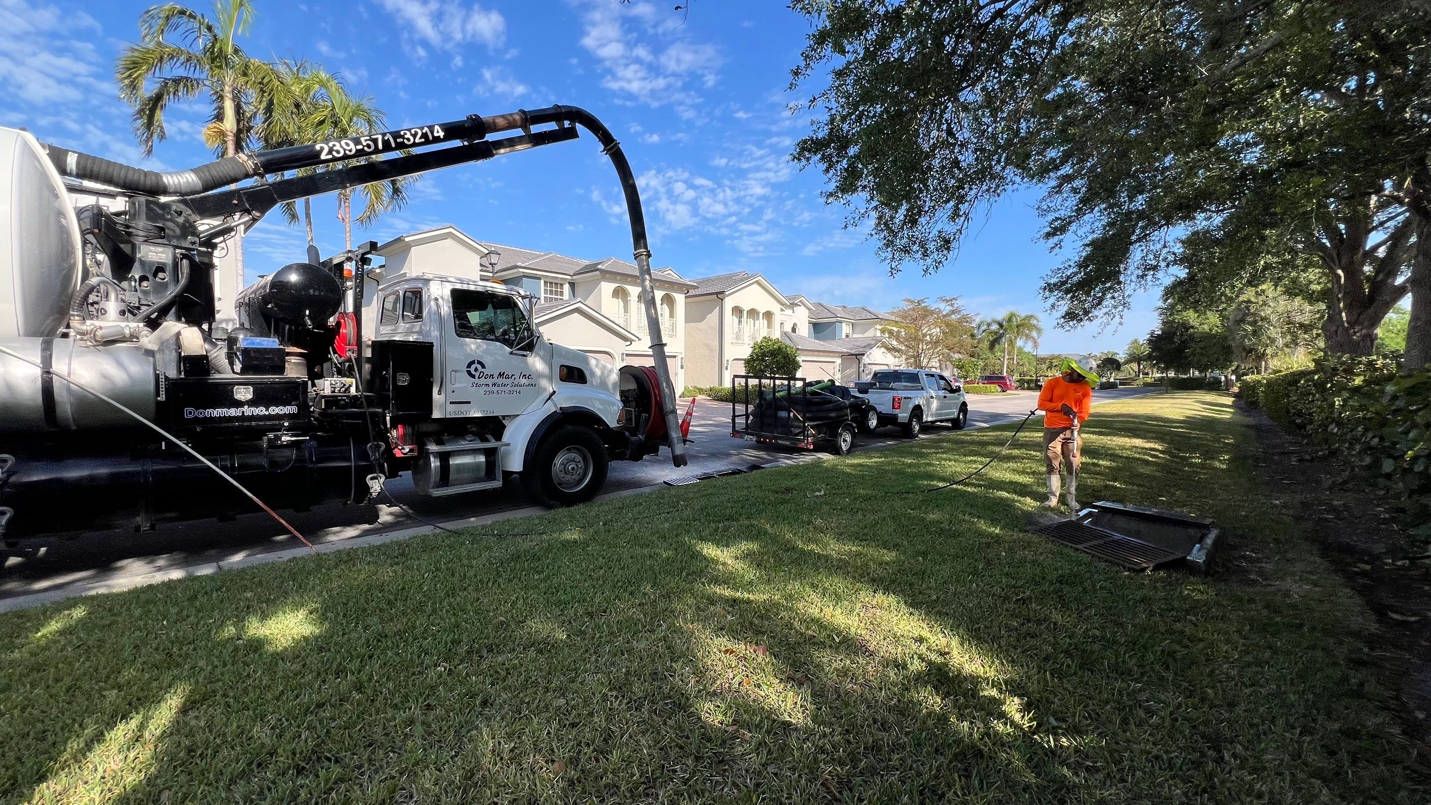 Estero Community Stormwater System Maintenance by APS Power & Water