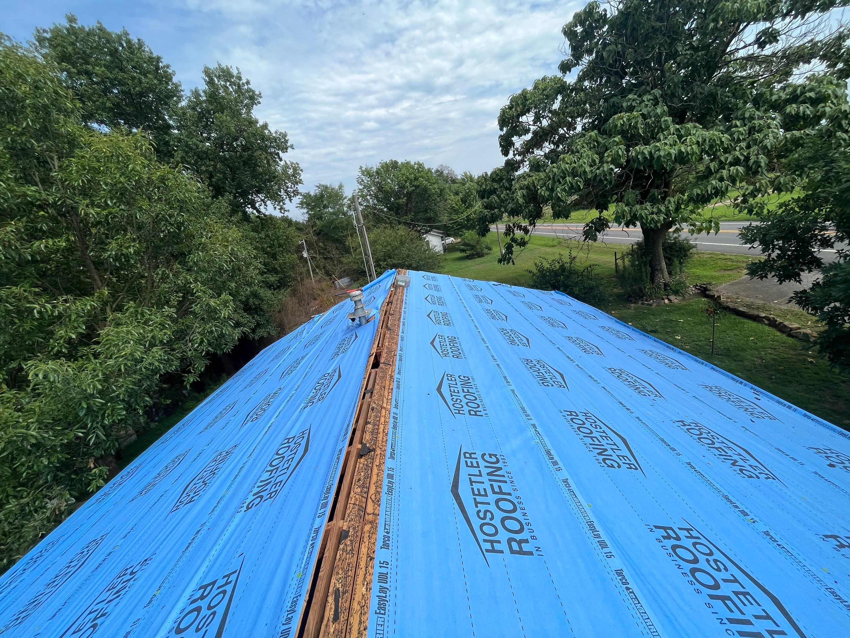 Residential Metal Roof Replacement using Reed's Metals by Hostetler Roofing