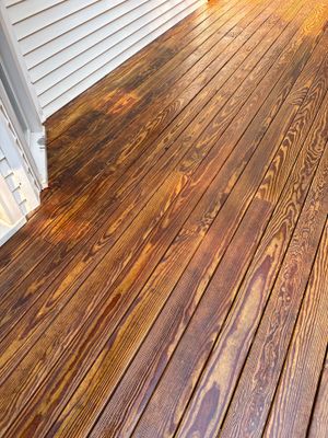 Deck using Wood Sealant