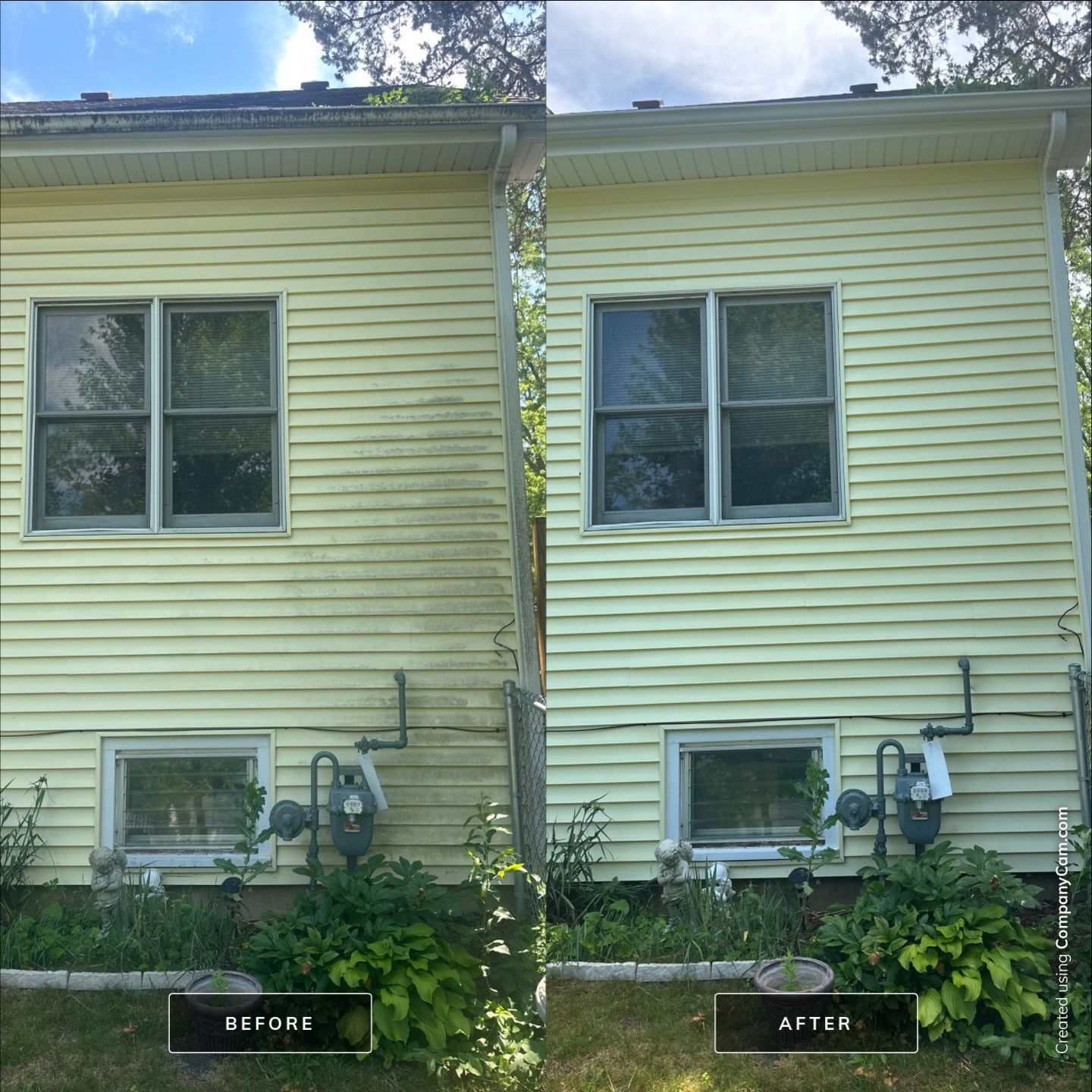 Project in Island Lake by Simmons Power & Soft Washing