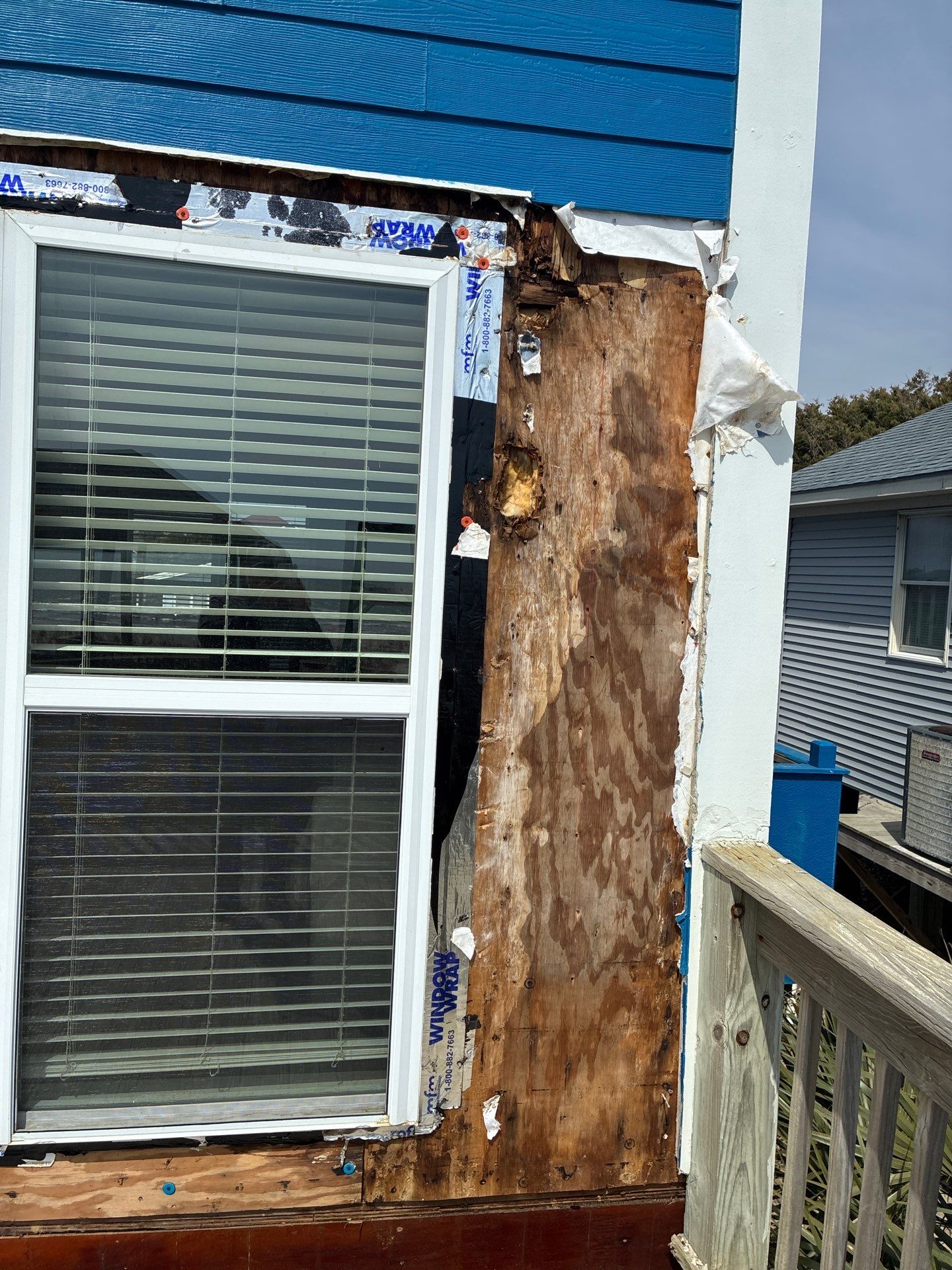 Oceanfront Structural Repair and Exterior Rebuild in Oak Island NC | RGR Construction and Roofing, LLC by RGR Construction and Roofing, LLC