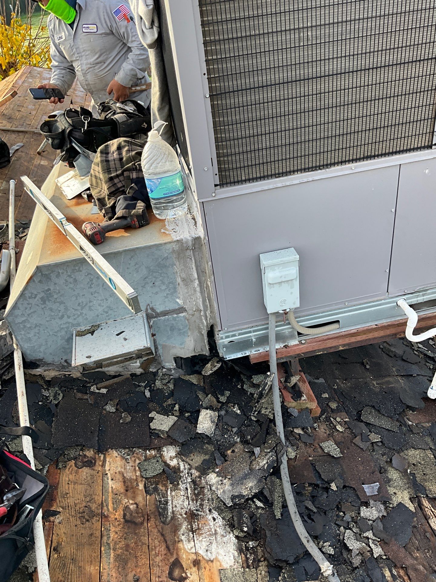 Roof Installation  by Grandmark Service Company