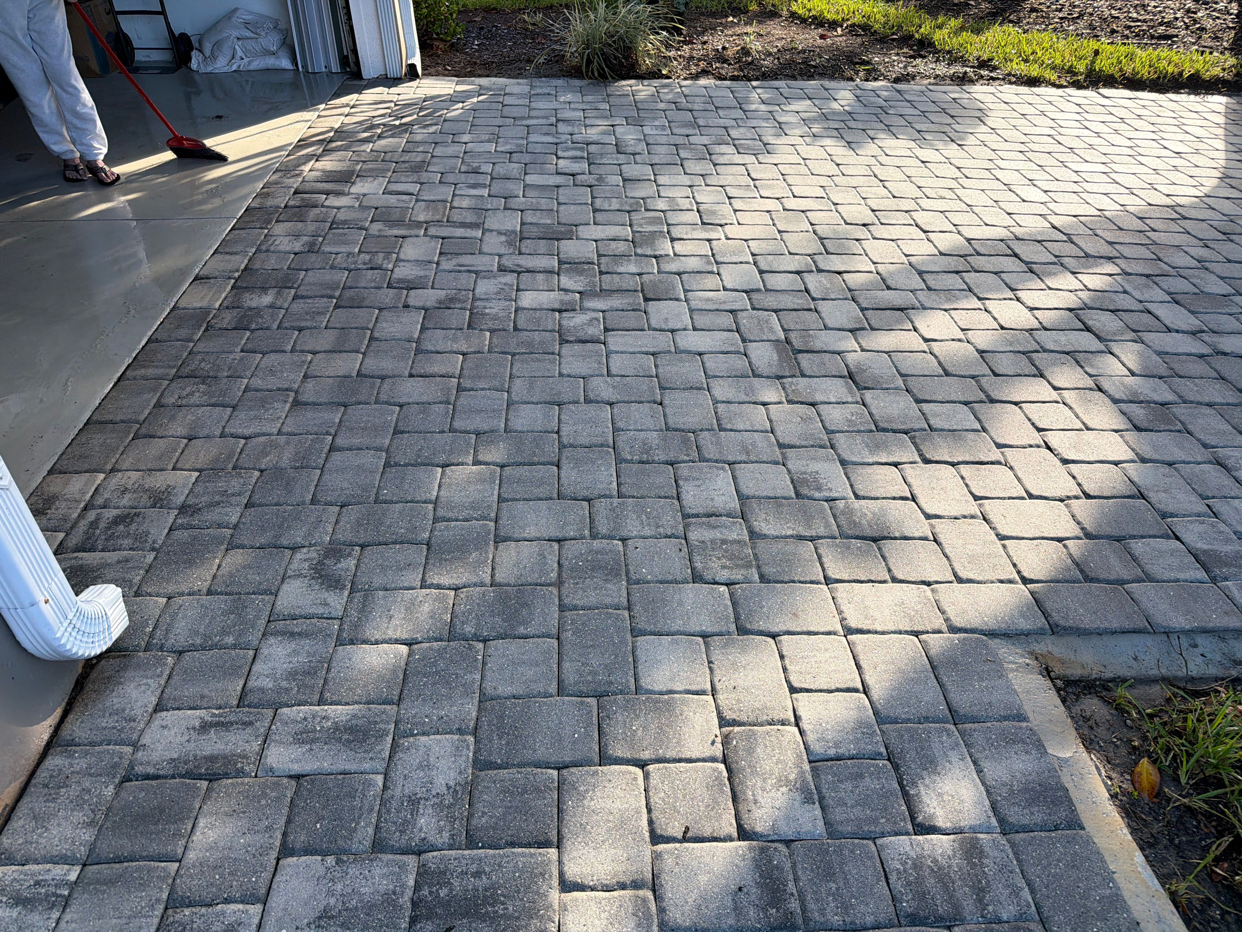 Paver Driveway and Walkway Restoration in Sun City Center by Supreme Paver Experts
