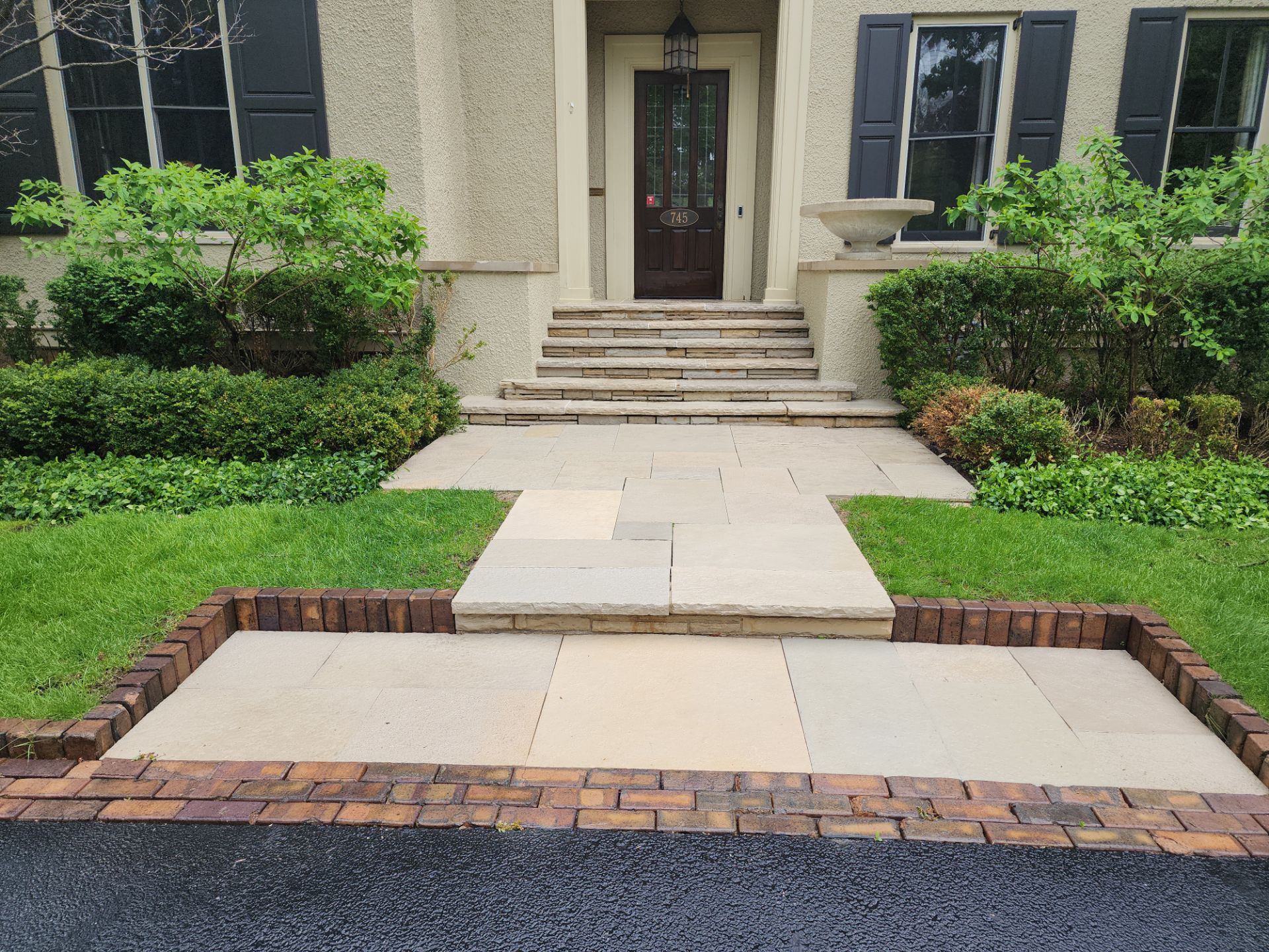 Natural Stone Surface Pressure Washing by Northern Power Washing LLC.