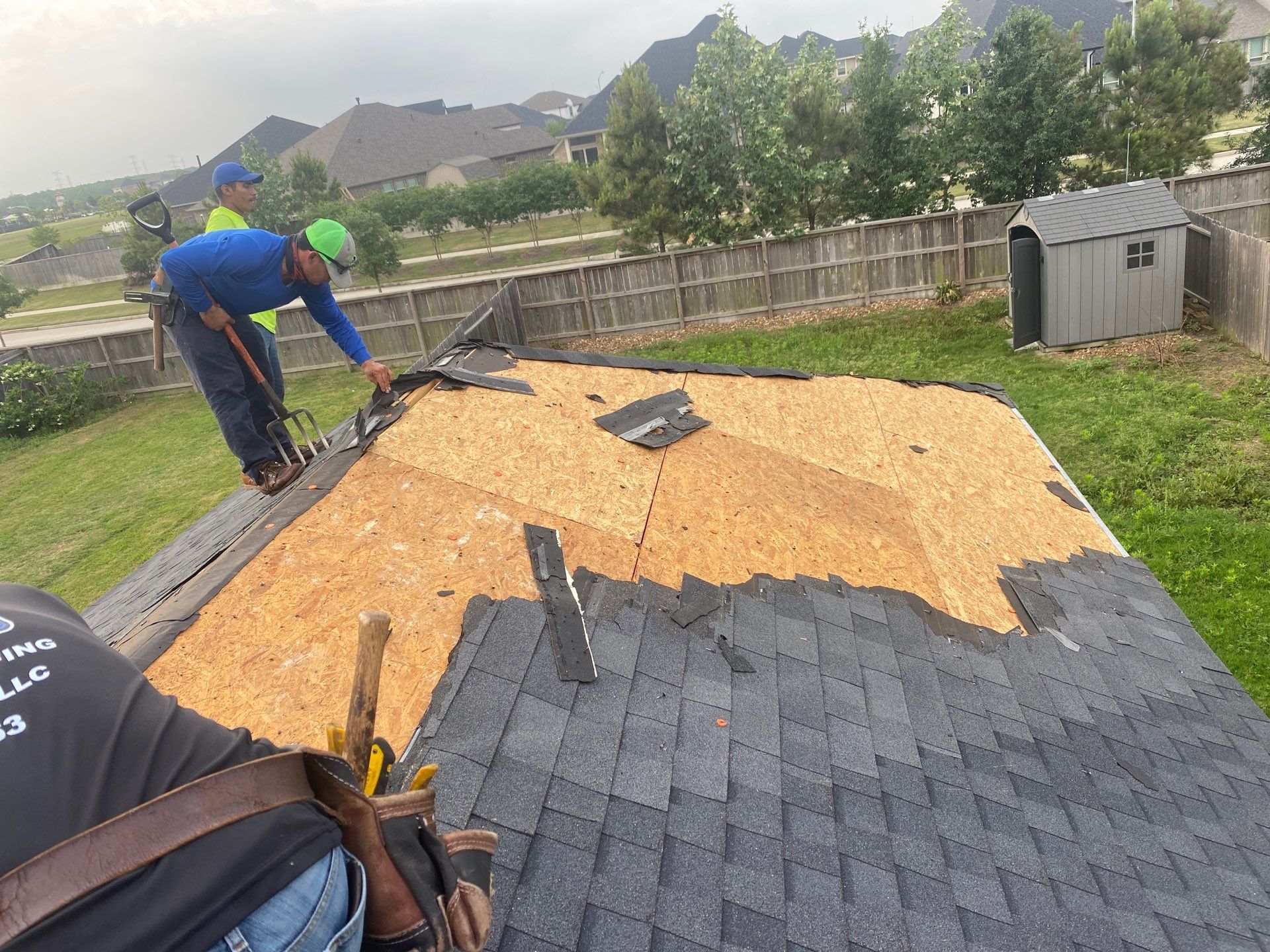 Residential Roofing Repair using Owen's Corning Duration (Lifetime) Shingles by Roof Repair Services LLC