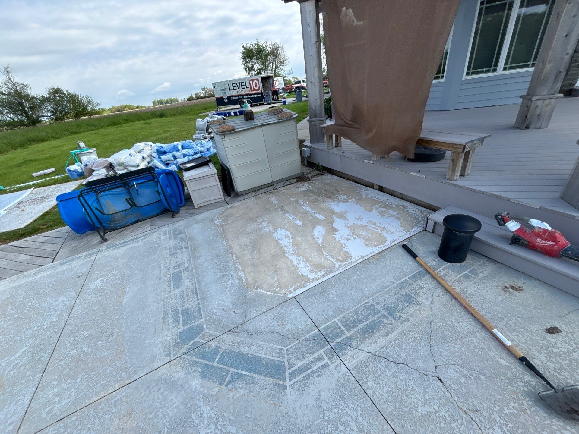 Rubaroc Caspian Pool Deck Coating by Level 10 Coatings