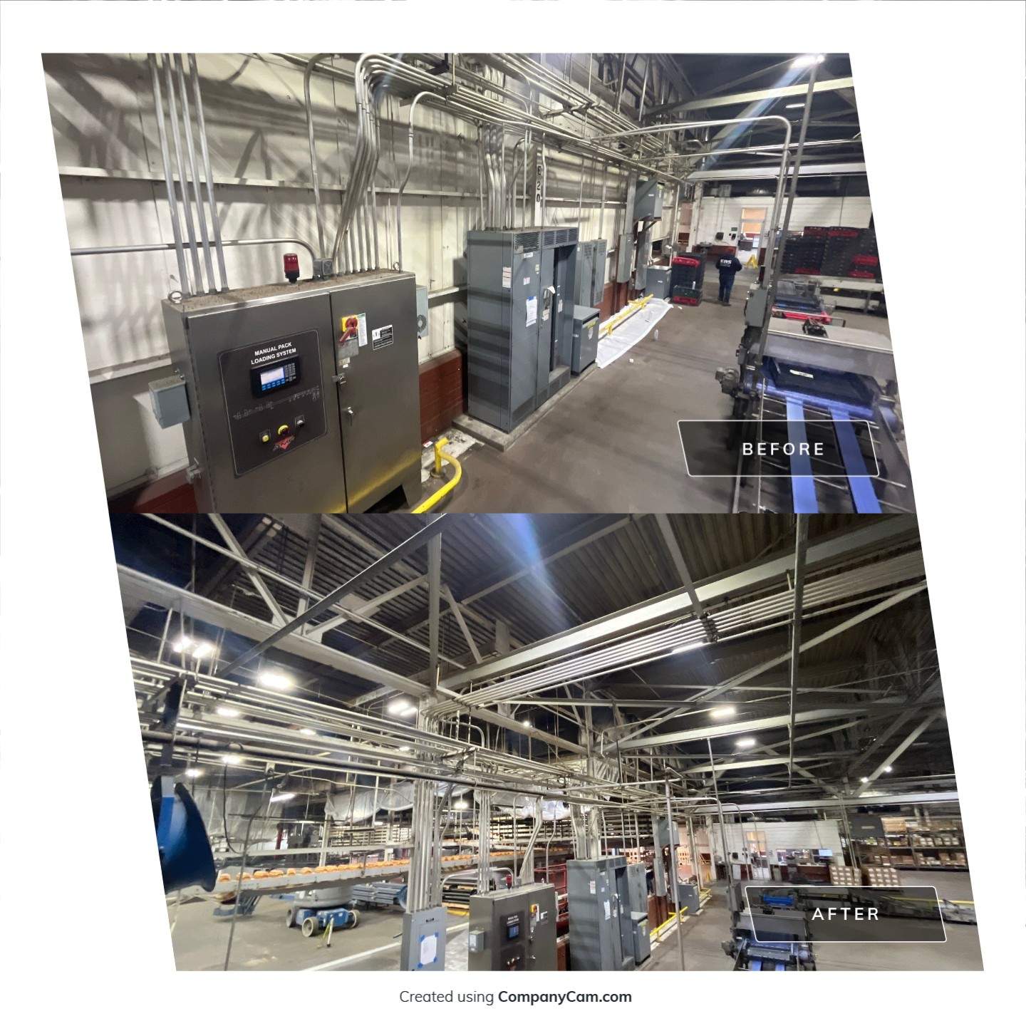 Transite Paneling Commercial Abatement by EAS Environmental, LLC.