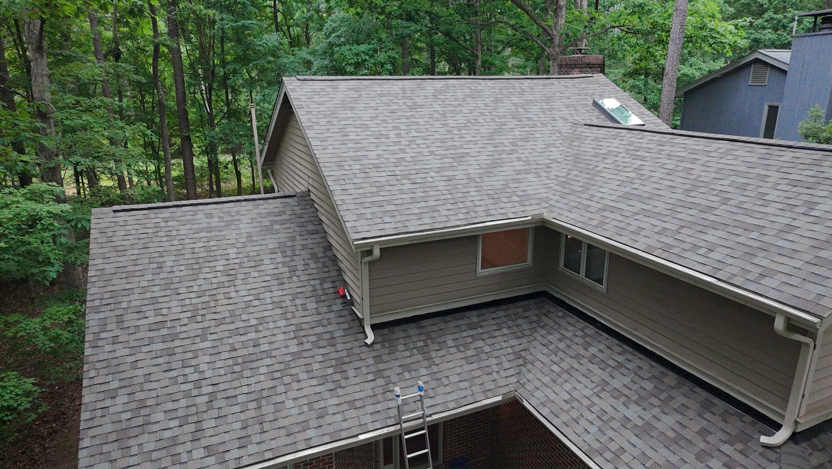 Full Residential Roof Replacement and Skylight Installation in Chapel Hill by Carolina Professional Roofing, Inc