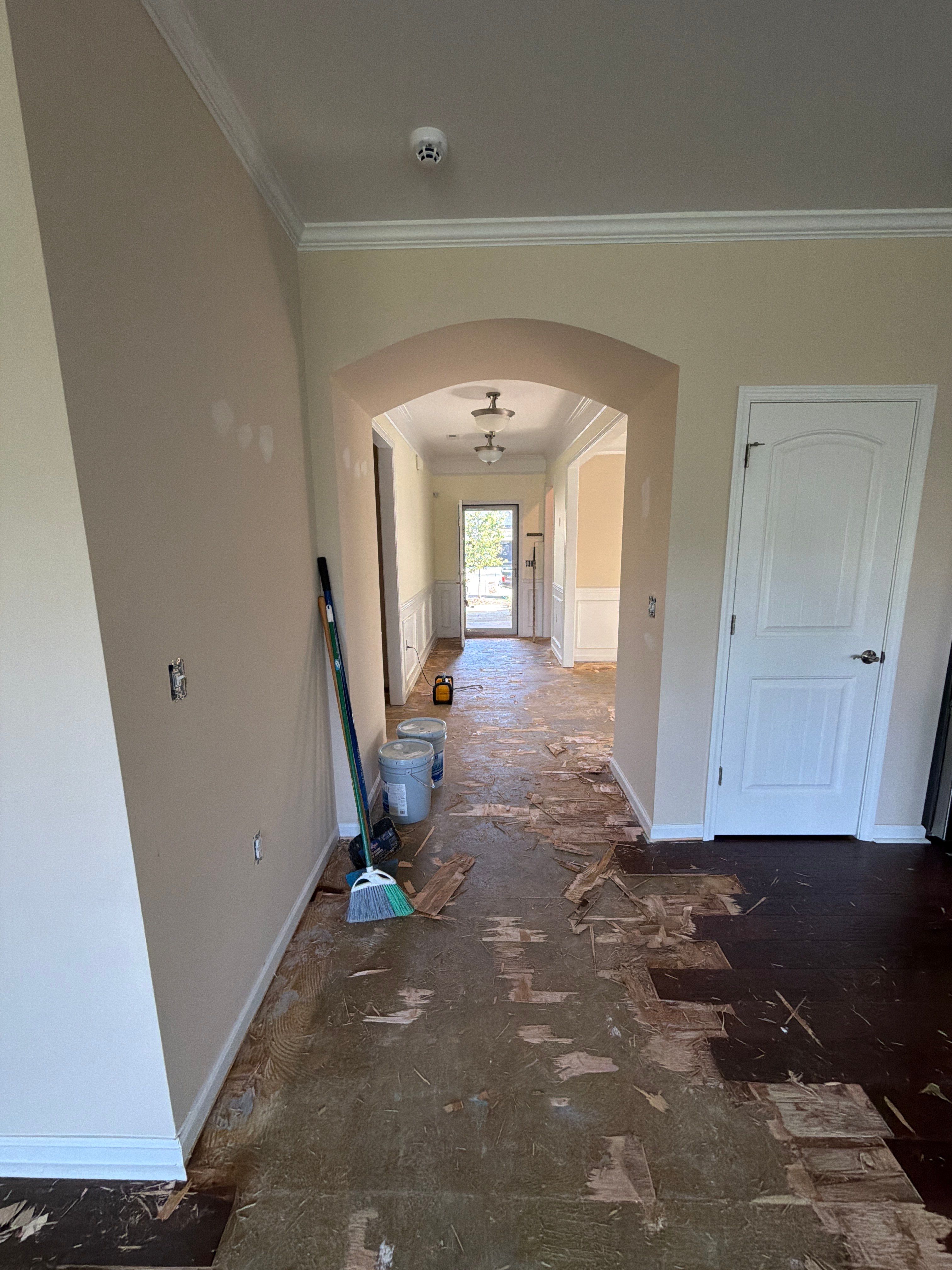 Luxury Vinyl Plank Flooring Installation and Interior Refresh in Durham by Billy Weatherspoon Contractor