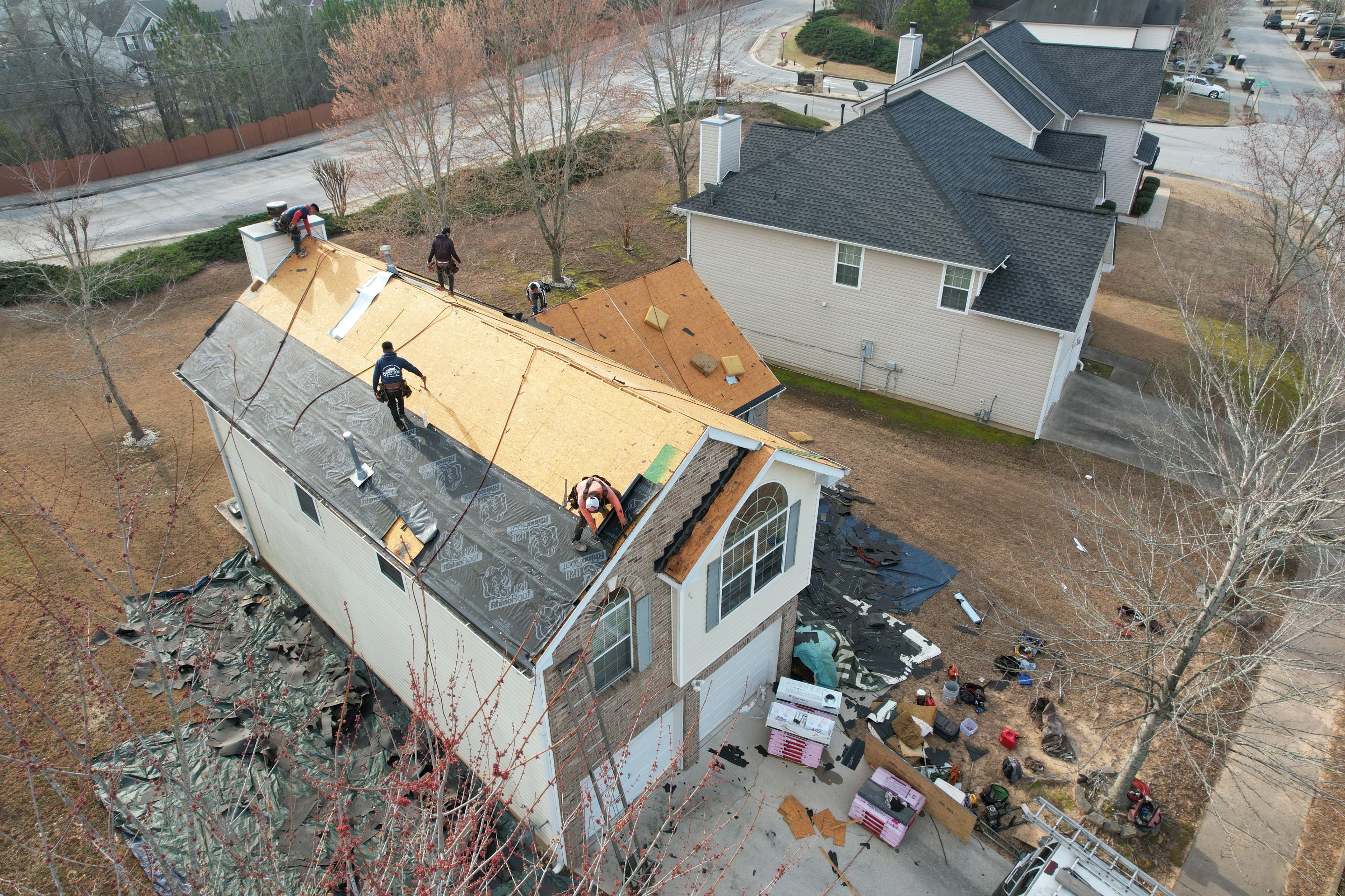 Residential Roofing Installation using Owens Corning by Inspector Roofing and Restoration