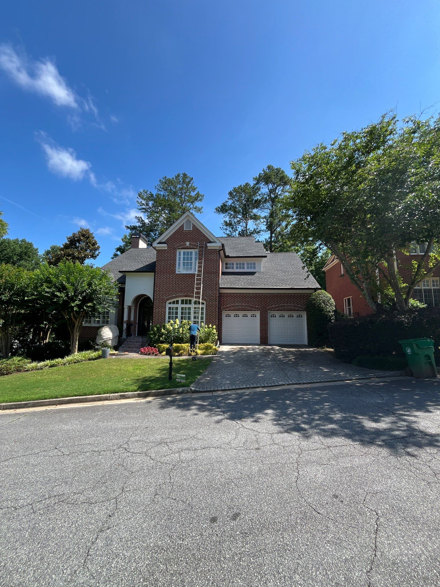 Deck Stain and Rotten Wood Replacement with James Hardie and Sherwin-Williams Products by Nelson Exteriors 