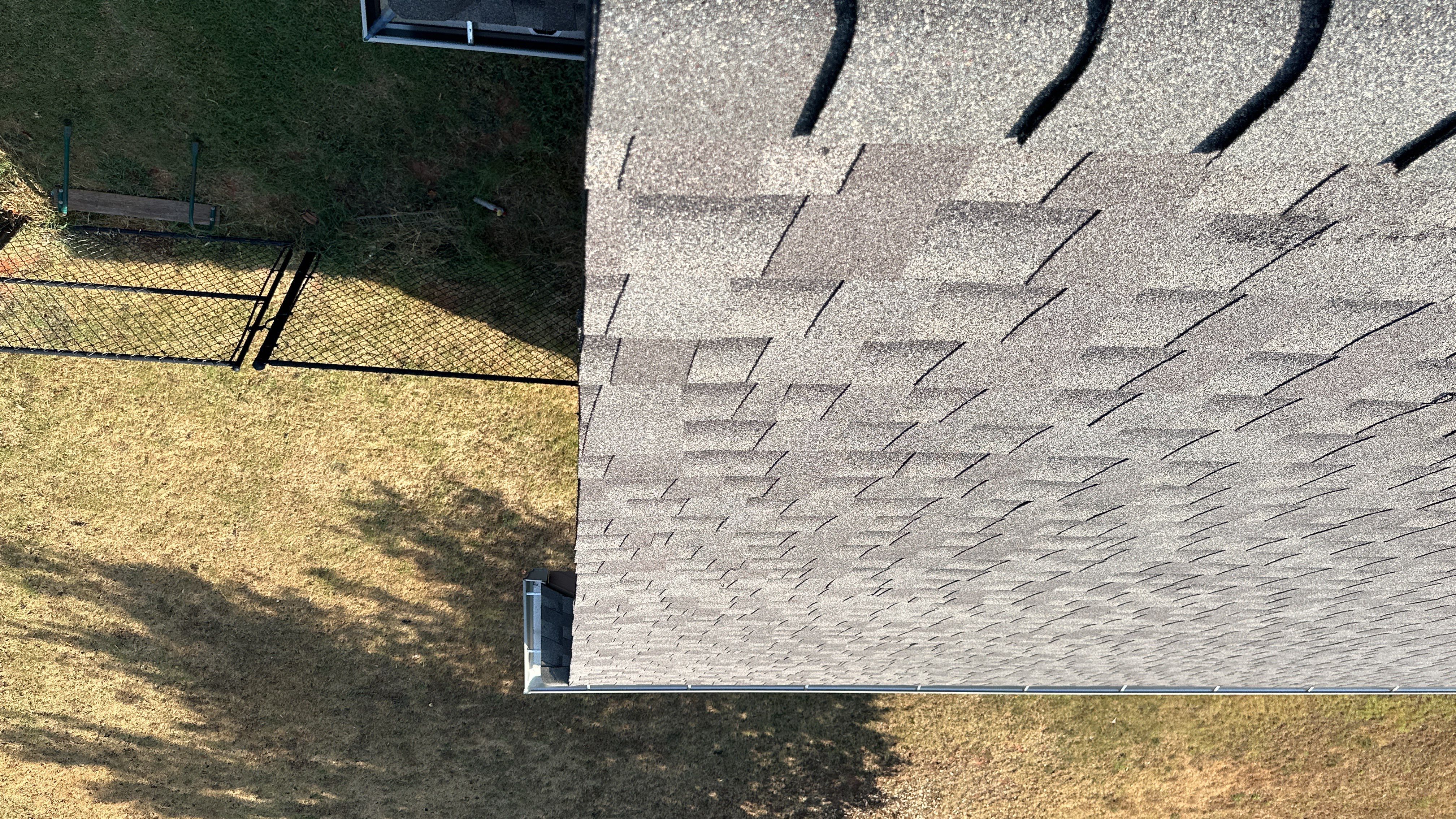 Reroof using GAF HDZ Weathered Wood by Castillo Roofing