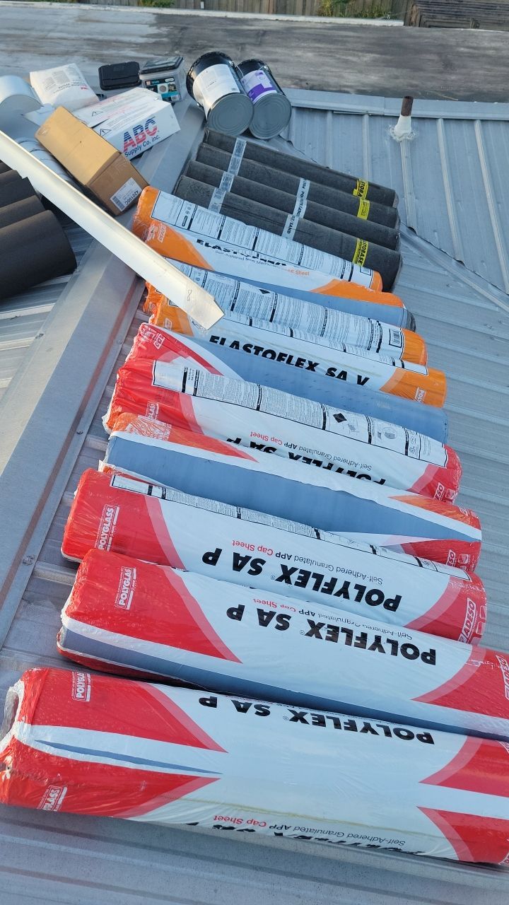 Residential Roofing Installation using 1" Nail strip metal roof by BLUES BROTHERS CONSTRUCTION CORP