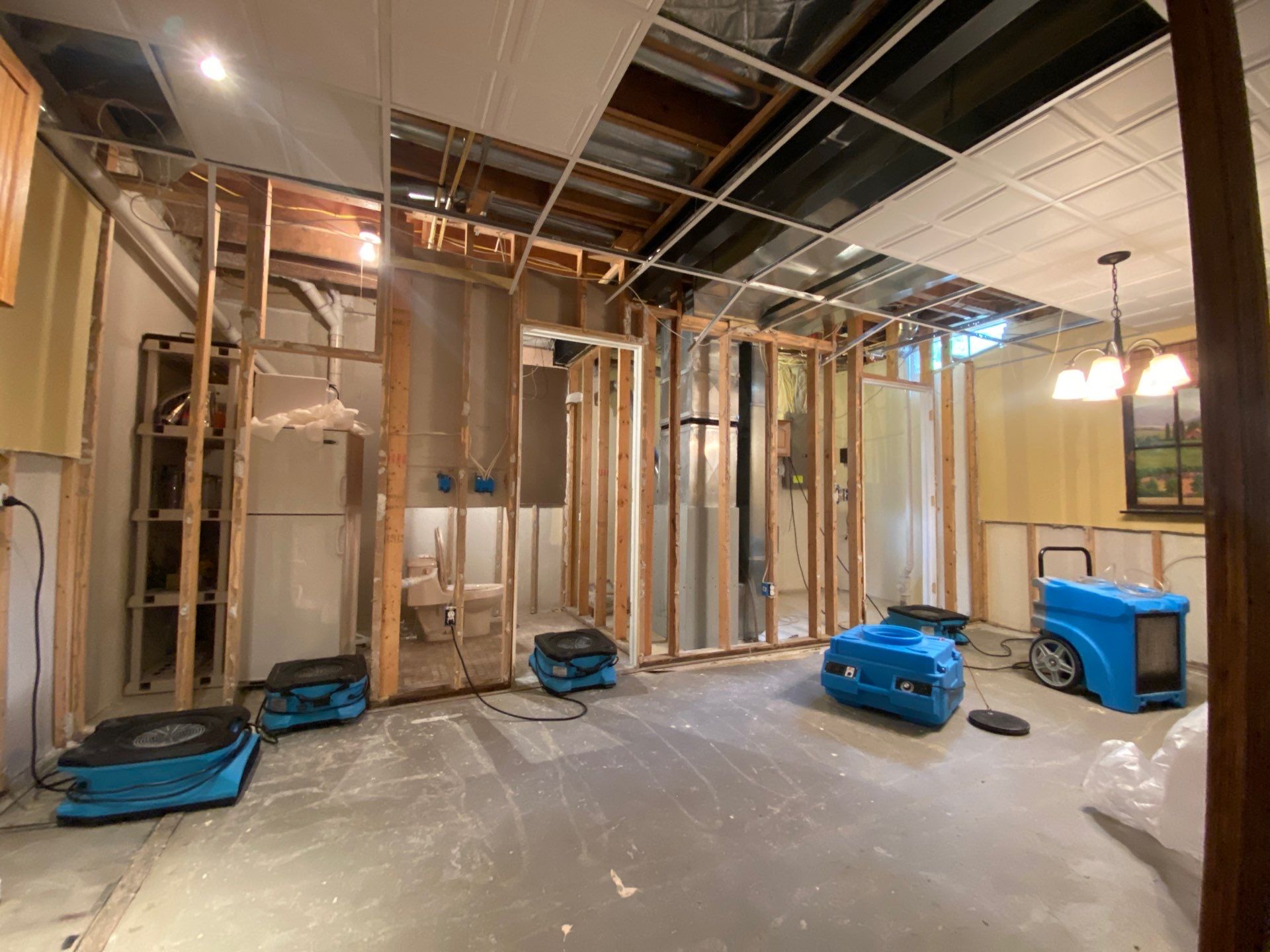 Project in Novi by EzDry Water Mitigation & Property Restoration