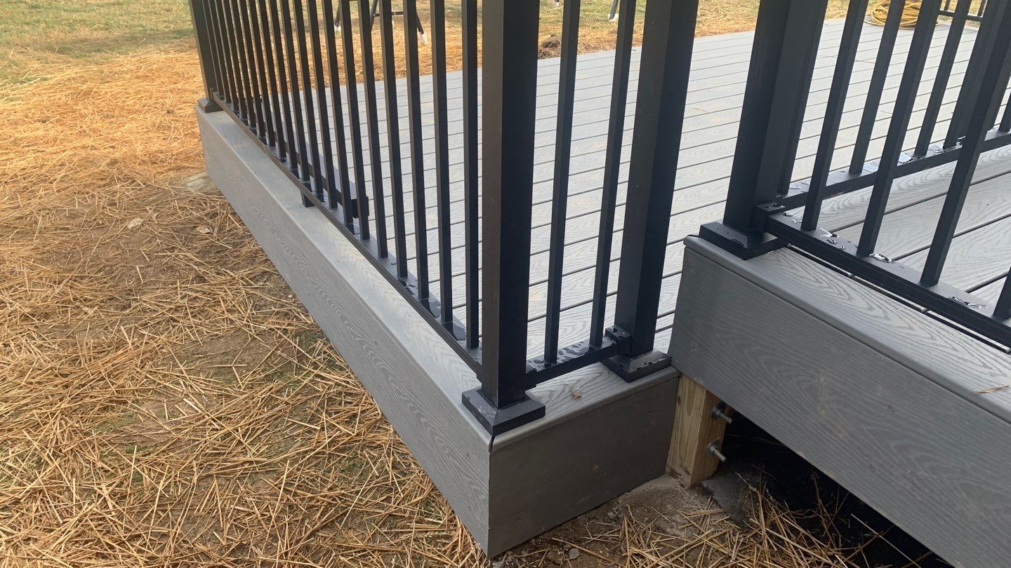 Deck Replacement using Trex Decking and Railing by Secure Construction Company Inc
