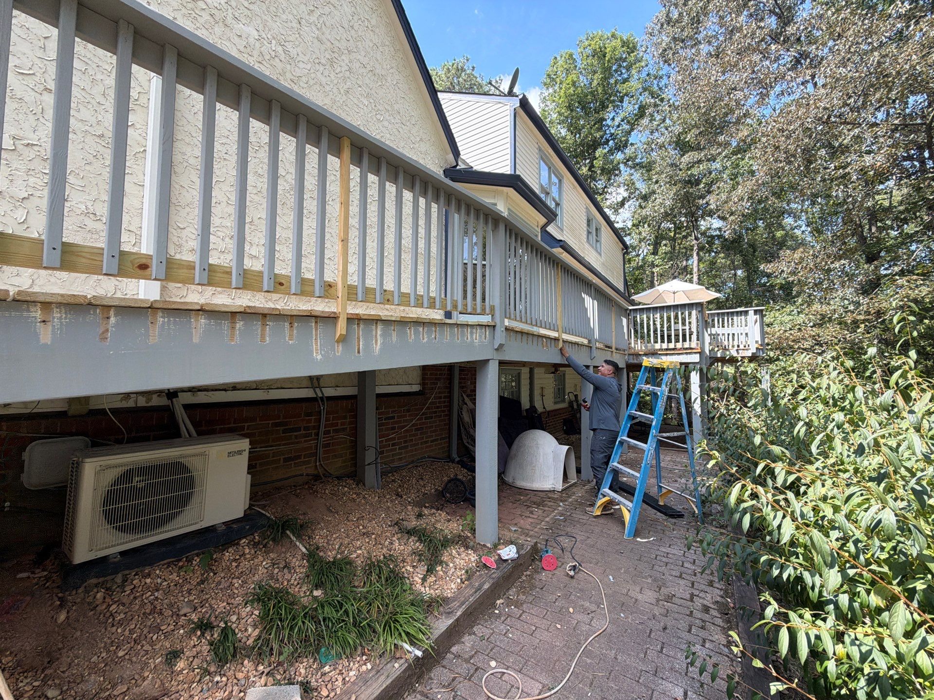 Multi-Level Deck Restoration and Staining Project in Canton, Georgia by Swift Home Renovations 
