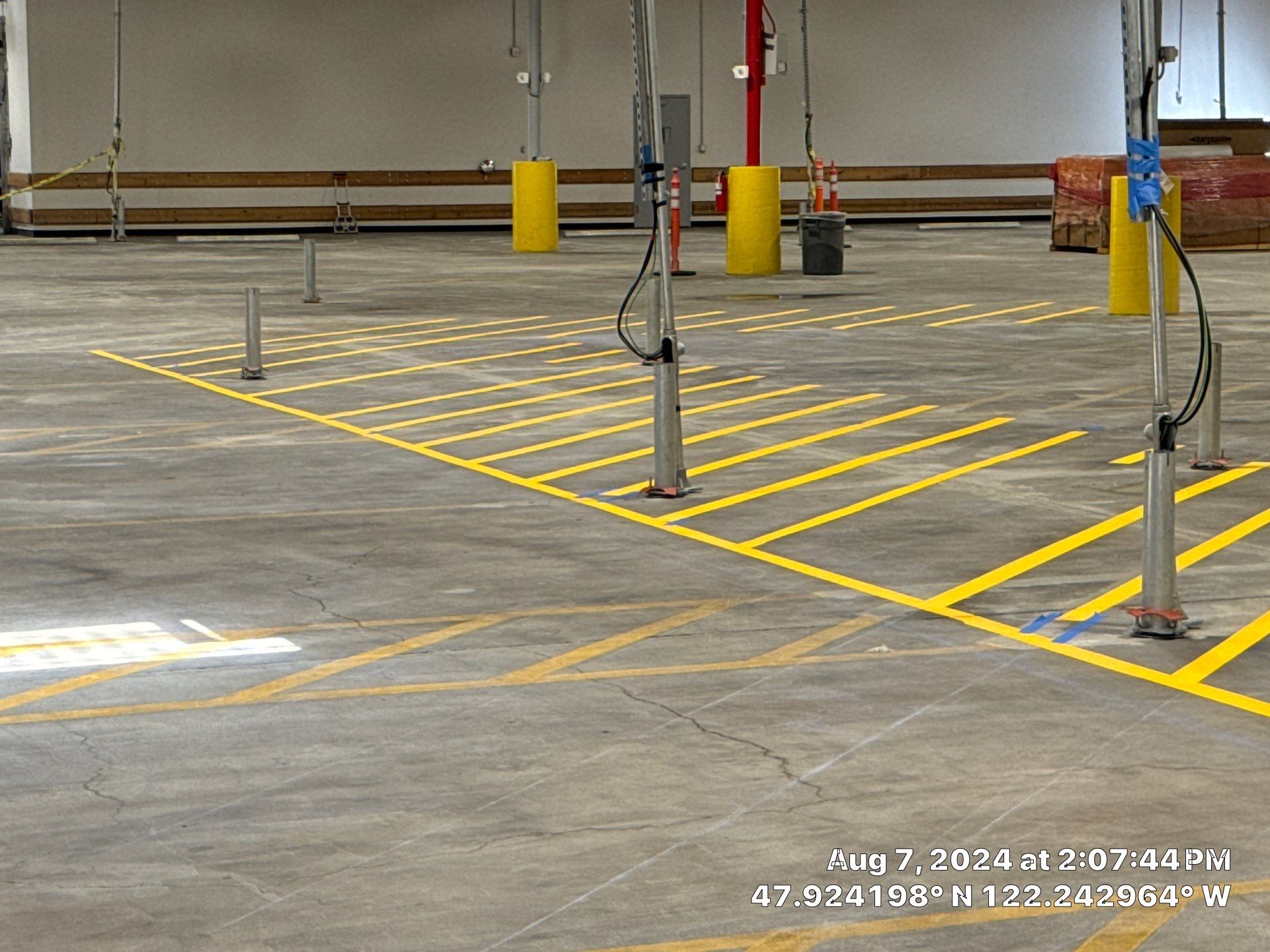 USPS Asphalt Patch Repair, Indoor Parking Lot Sandblast, Outdoor Parking Lot Sealcoating & Indoor/Outdoor Parking Lot Striping  by Jireh Asphalt & Concrete Inc 