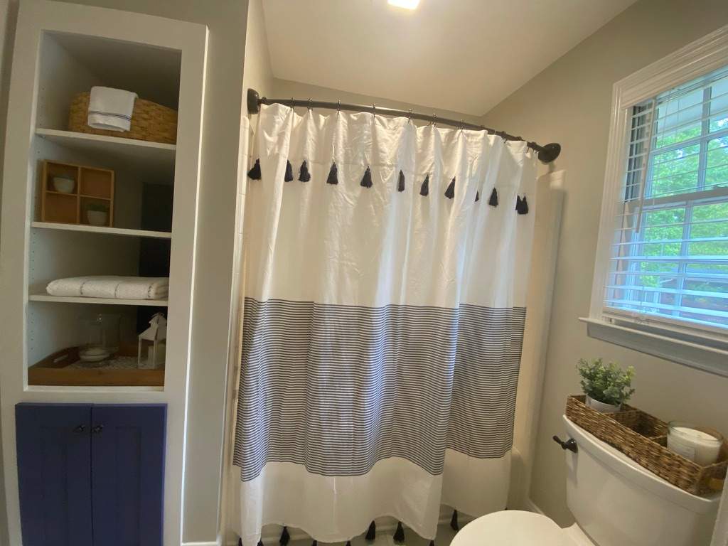 Russet Master Bath by Pillar and Pine