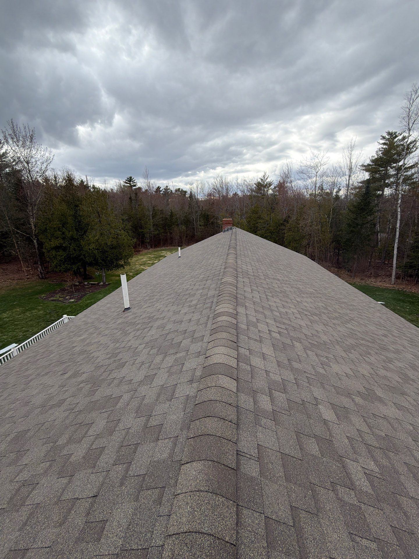 Asphalt Roof Replacement with IKO Cambridge Shingles in Fairfield, ME by Tall pine roofing