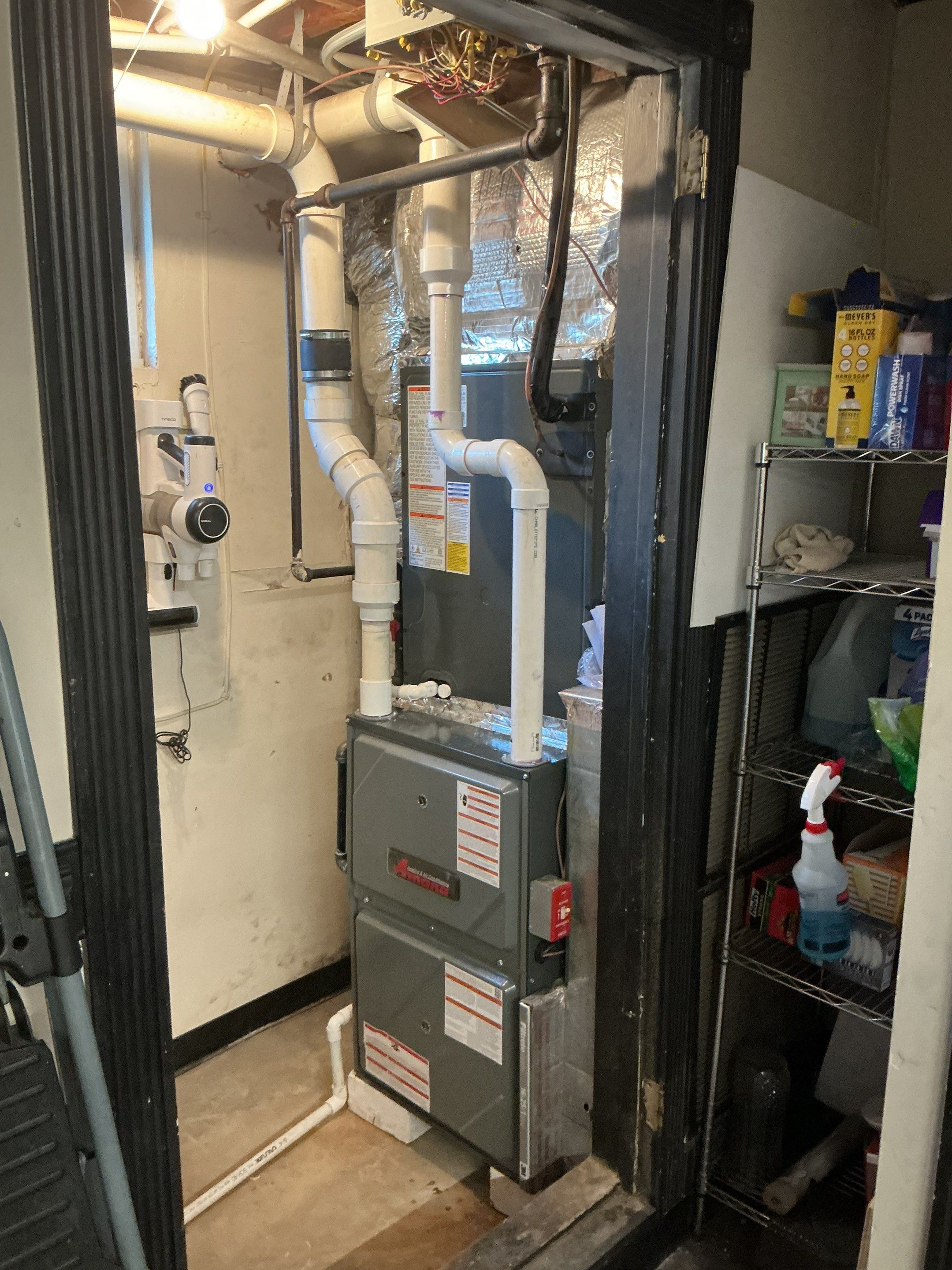 Amana Gas furnace with A/C Install by Elemental Heating and air conditioning LLC