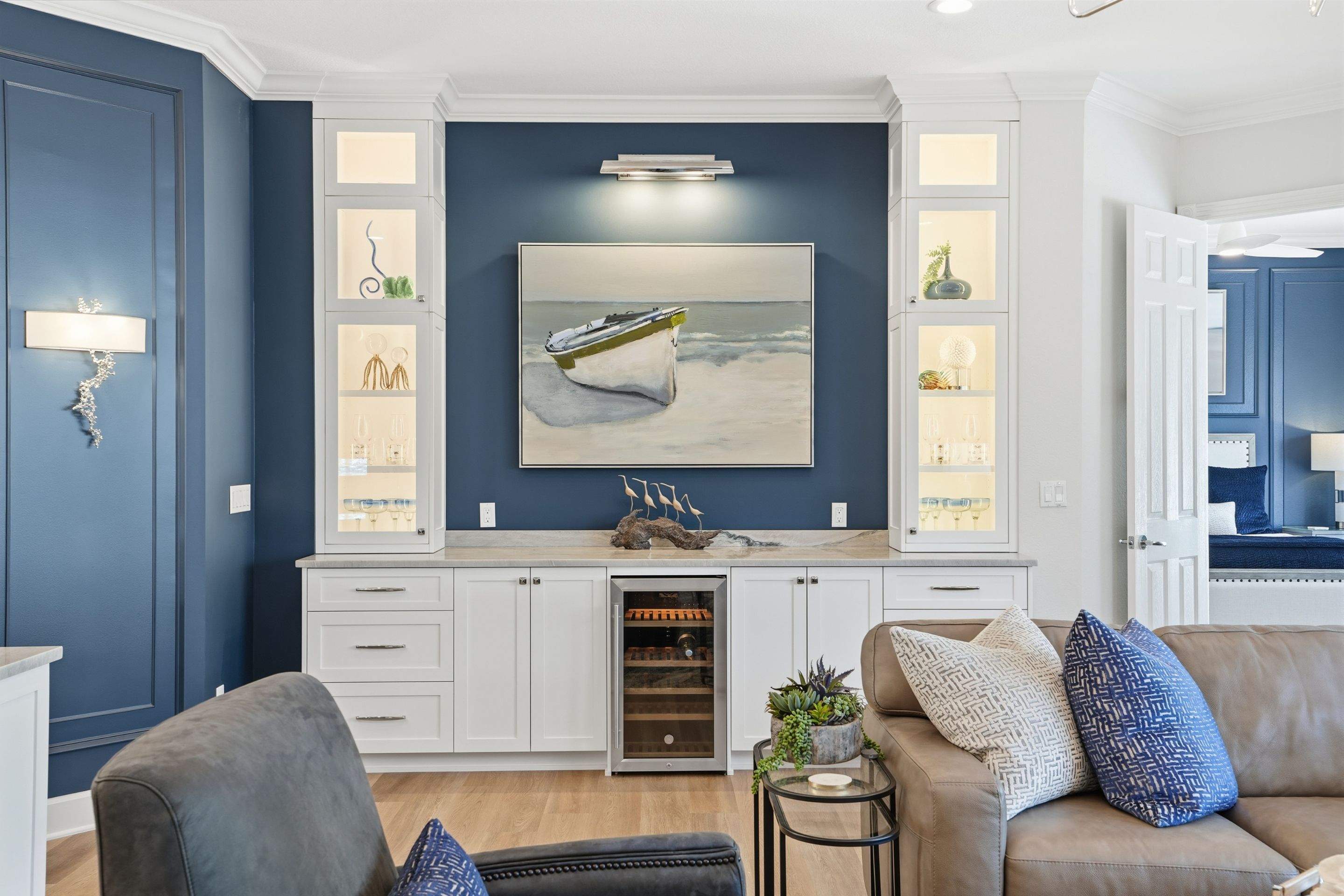 Complete Interior Renovation and Custom Cabinetry in Naples, Florida by A & E Construction of Florida Inc
