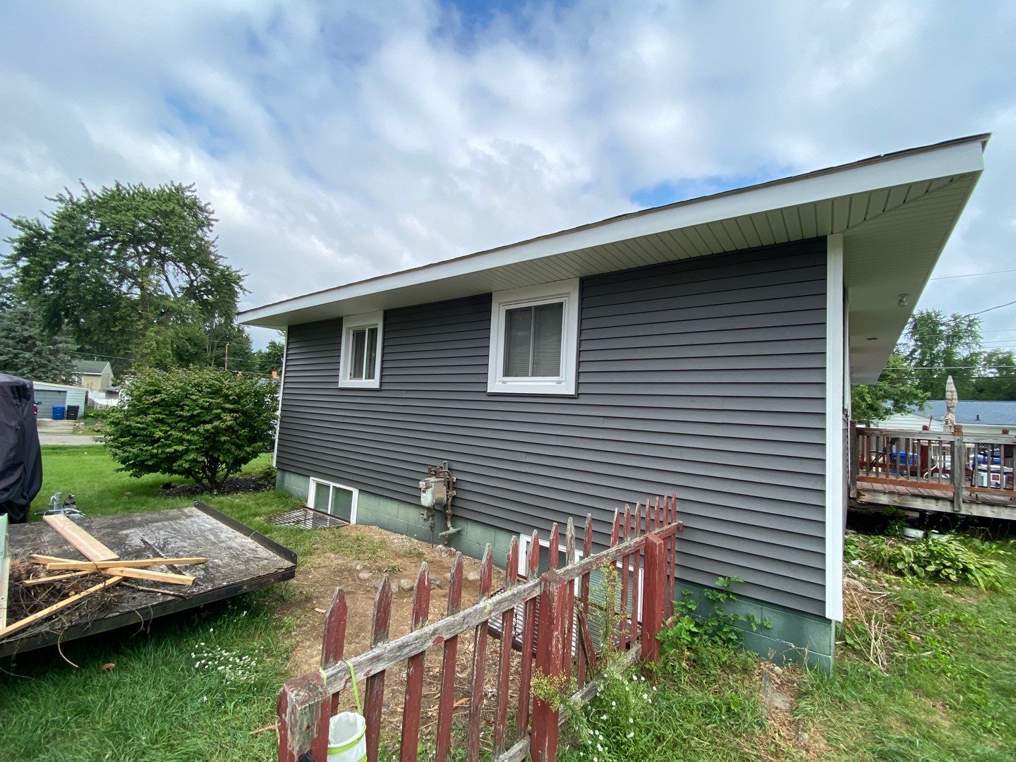 Siding Replacement using Smokey Grey by 180 Contractors