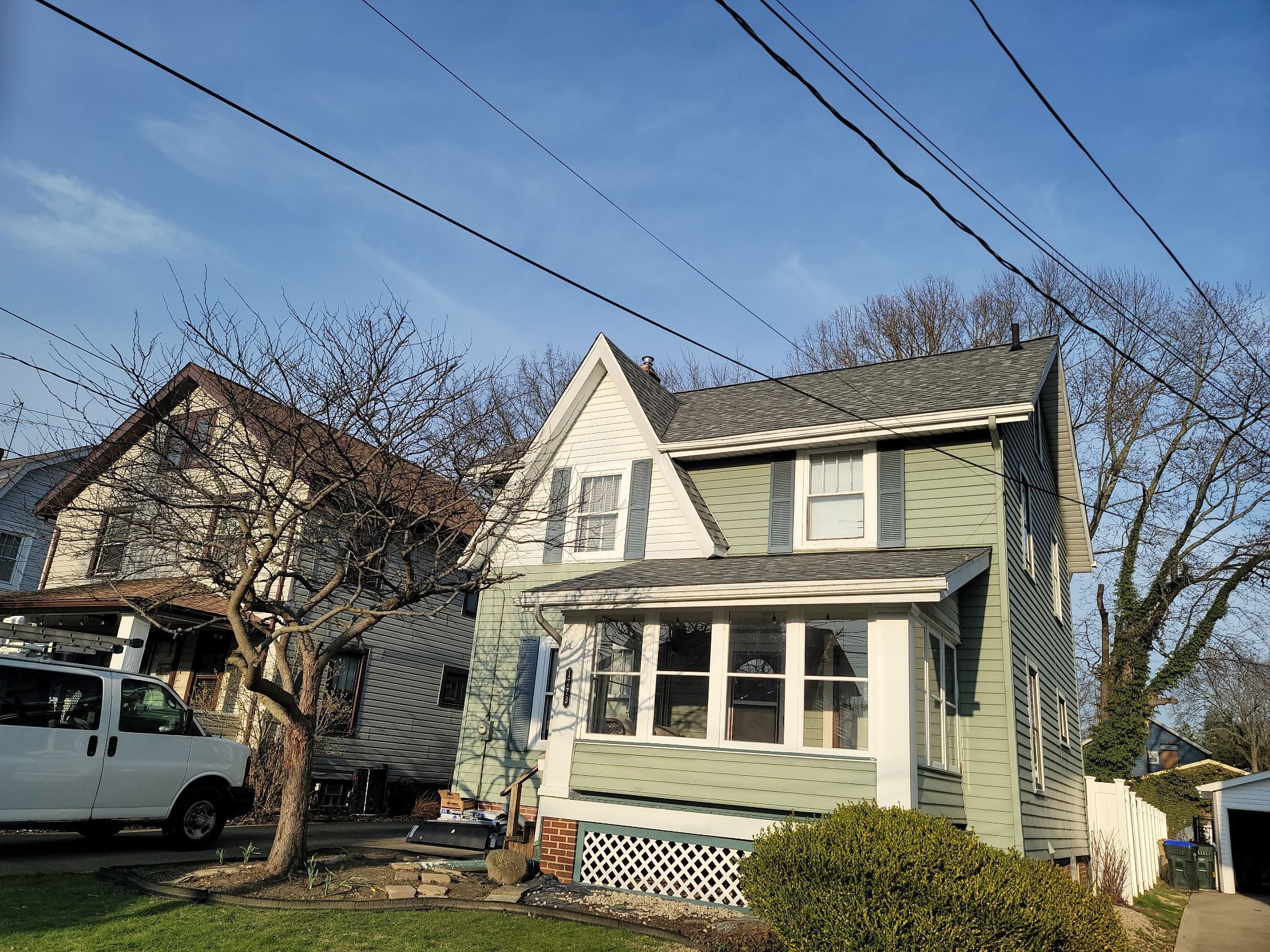 ATLAS PINNACLE COLOR: COASTAL GRANITE DRIP EDGE: WHITE by Eagle Eye Roofing