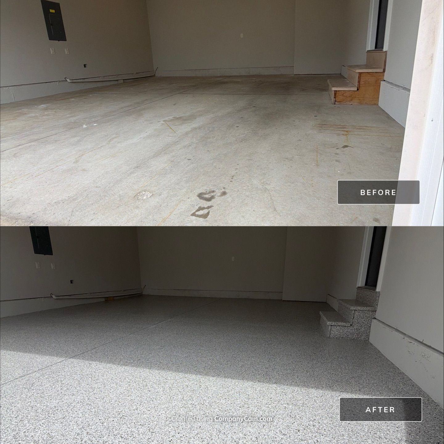 West Des Moines Garage Floor Coating by Revival Concrete Coatings