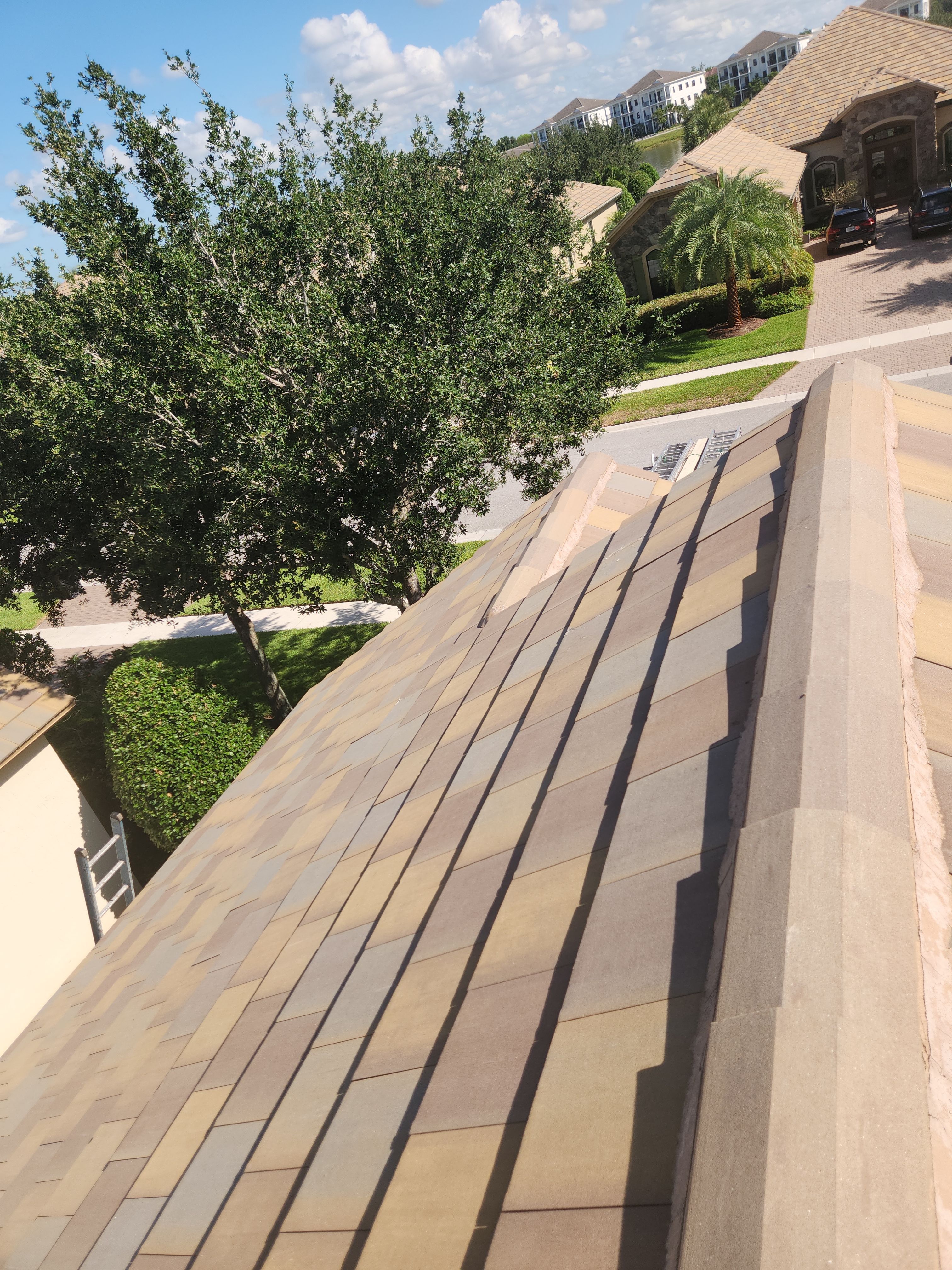 Concrete Tile Roof Repair for Residential Home in Wellington by Aastro Roofing