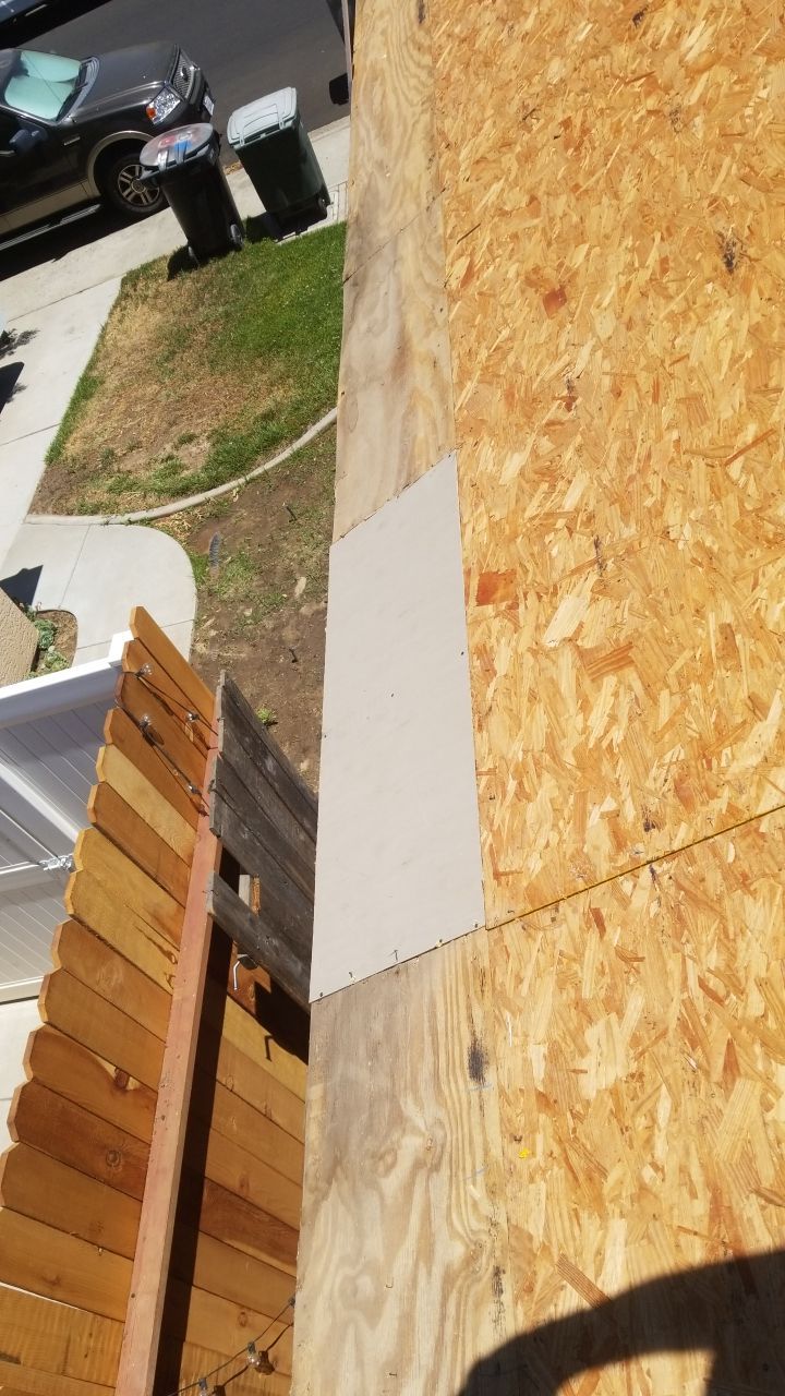 Upgraded gutters and roof by Byers Enterprises